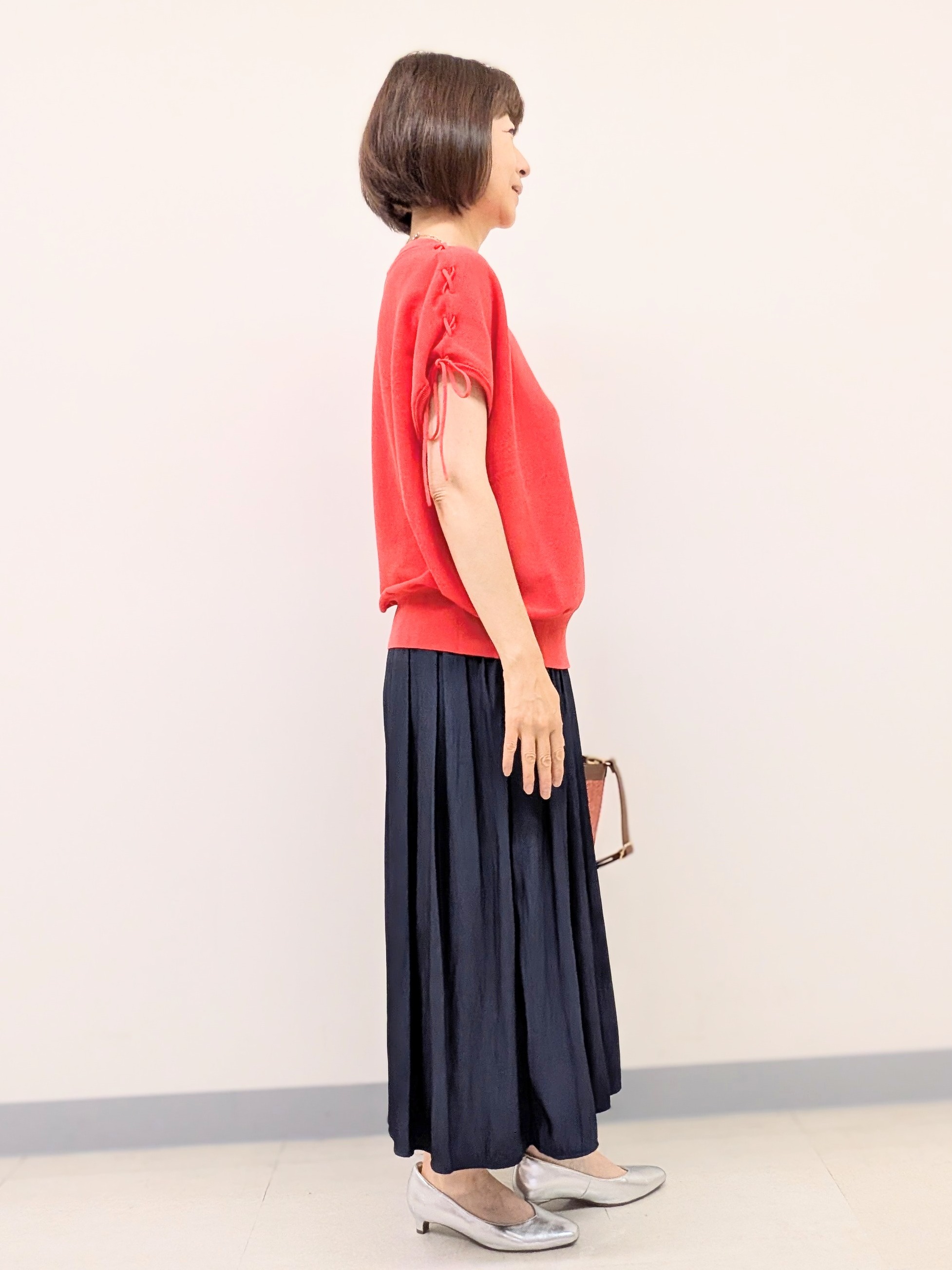 Ariさんの「Reflect｜レースアップスリーブデザインニット」を使ったコーディネート
