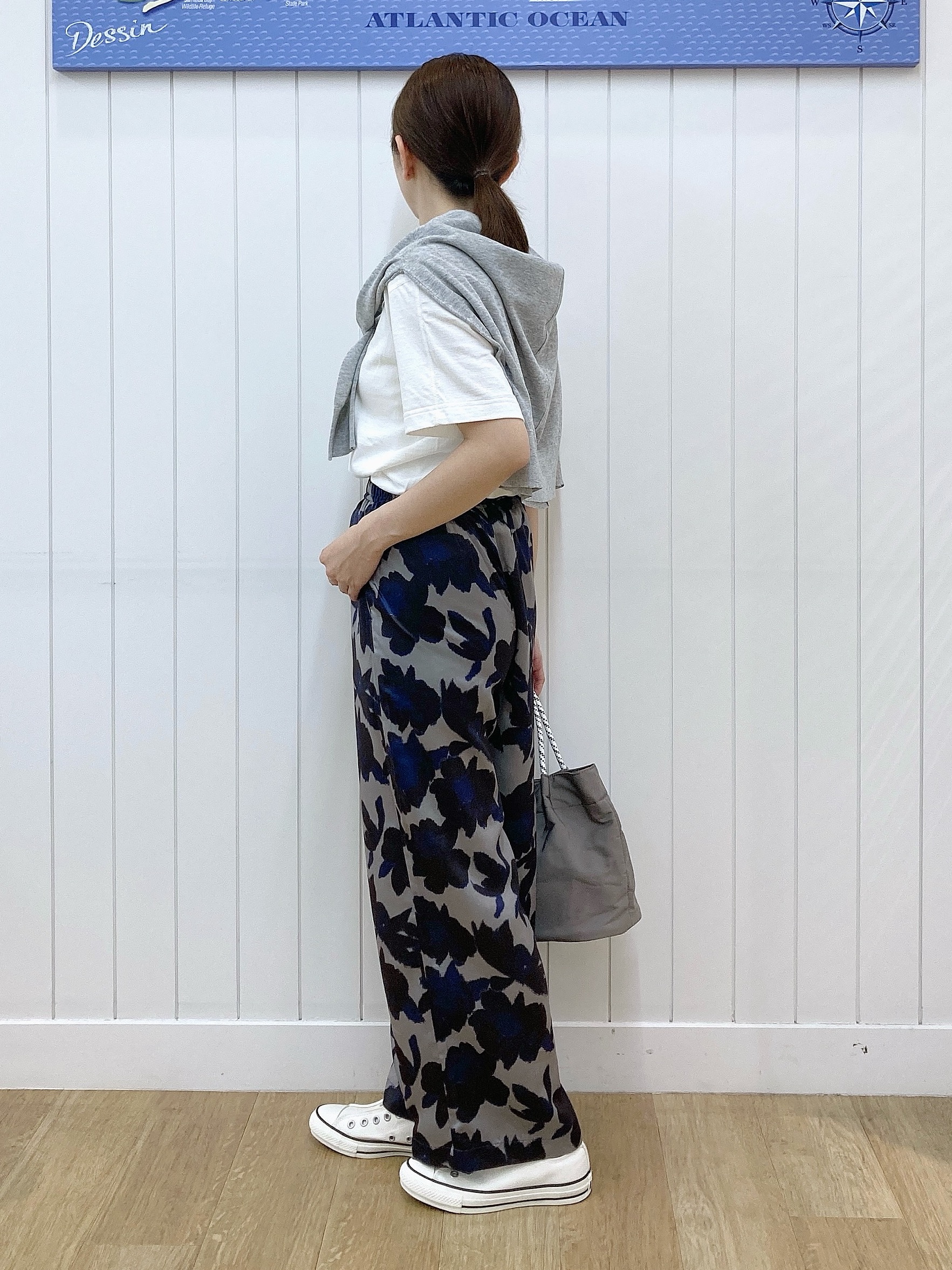 yoshiさんの「Dessin｜【日本製】和歌山ラフィー天竺Tシャツ」を使ったコーディネート