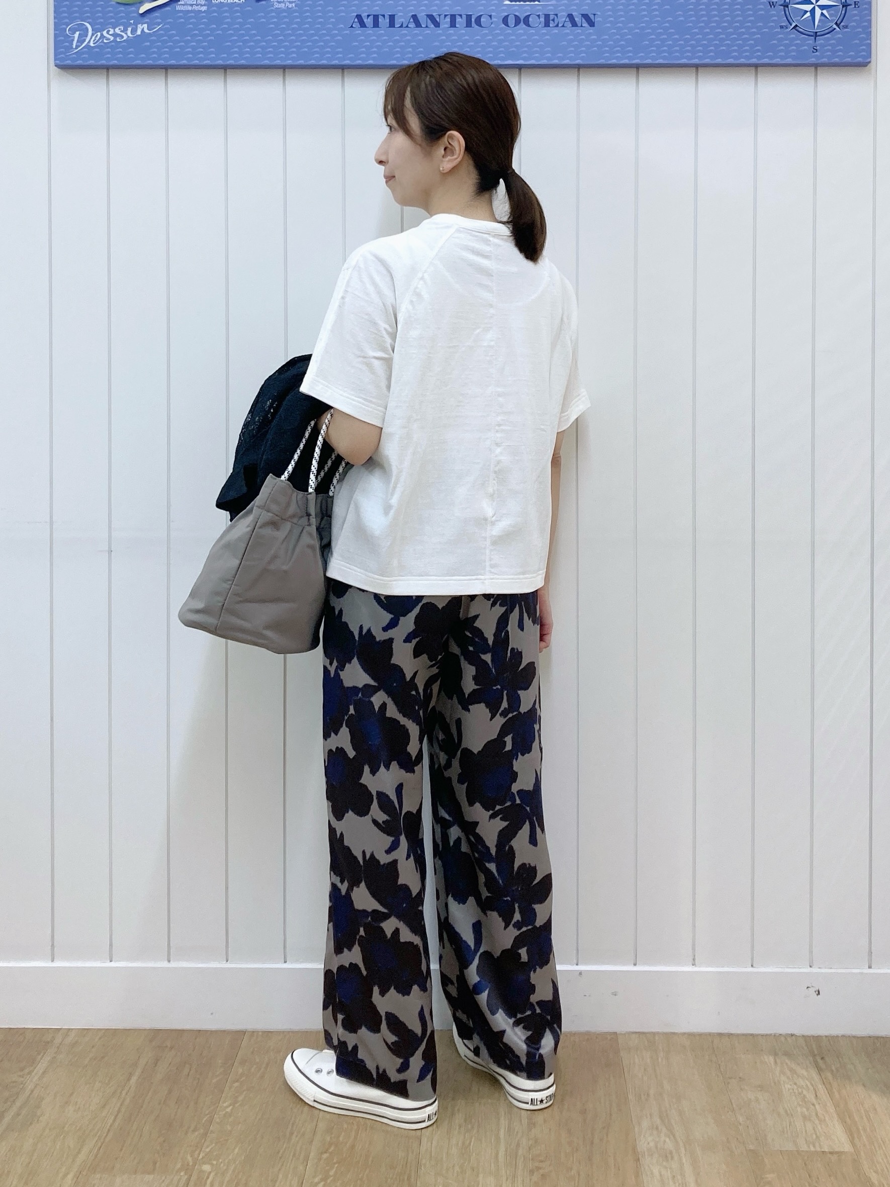 yoshiさんの「Dessin｜【日本製】和歌山ラフィー天竺Tシャツ」を使ったコーディネート