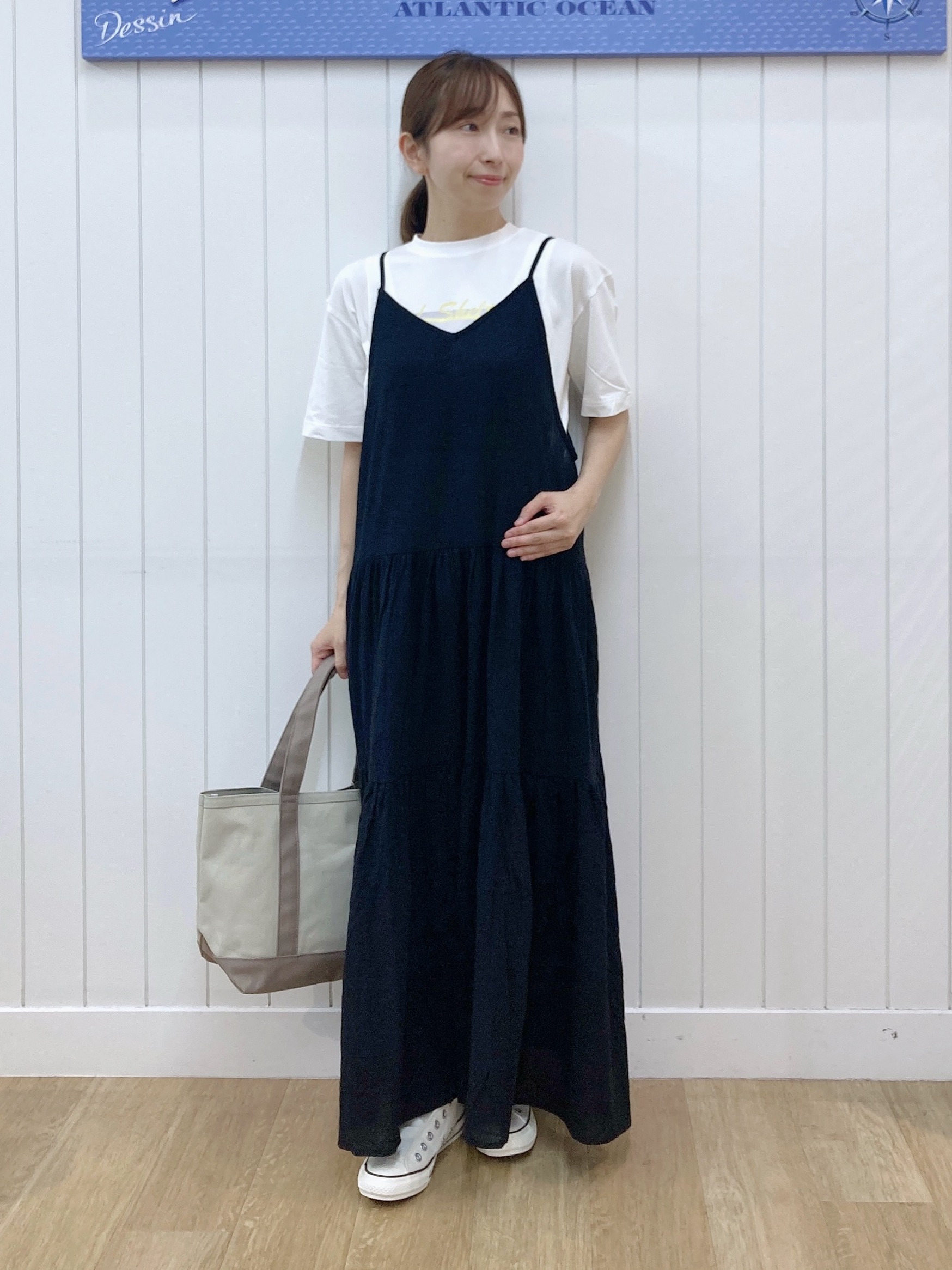 yoshiさんの「Dessin｜カラミレース 開襟シャツ」を使ったコーディネート
