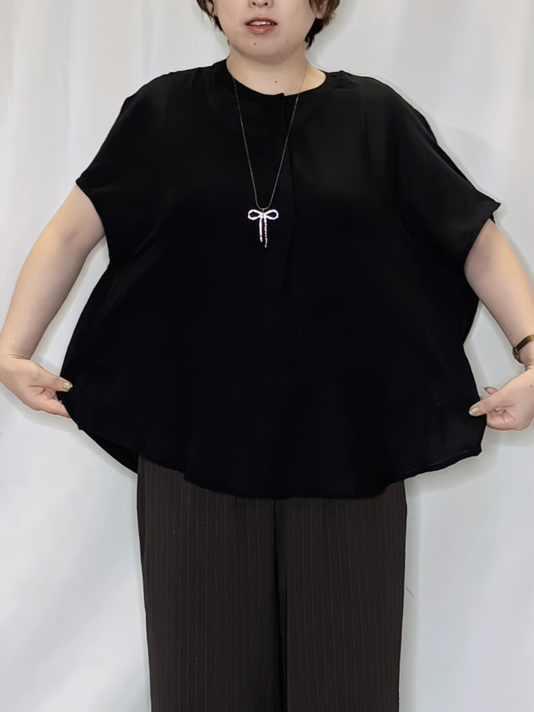 たみさんの「SHOO･LA･RUE｜【体型カバー】バルーン風ゆるシャツブラウス」を使ったコーディネート