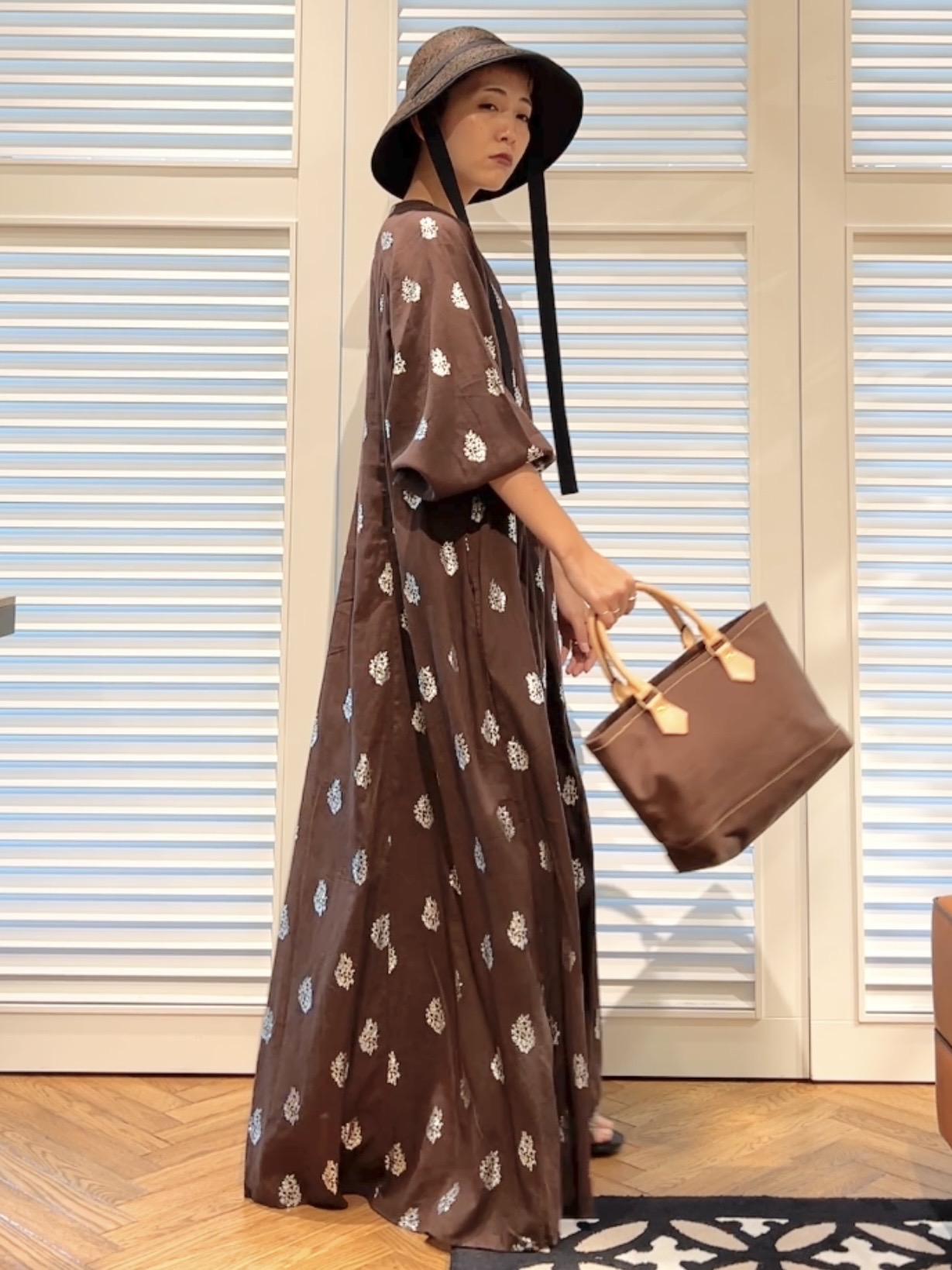 OCHIAIさんの「DRESSTERIOR｜NEWBOOK（ニュウ ブック） CARRY ALL SMALL WIDE トートバッグ」を使ったコーディネート