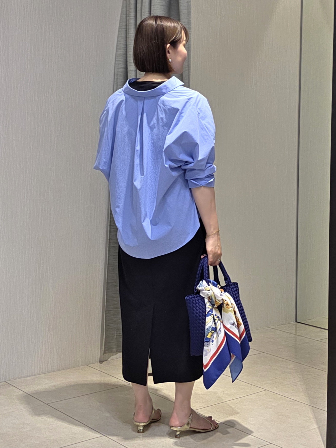 naokoさんの「UNTITLED｜【接触冷感/吸水速乾/UVカット】ドルマンスリーブシャツ」を使ったコーディネート