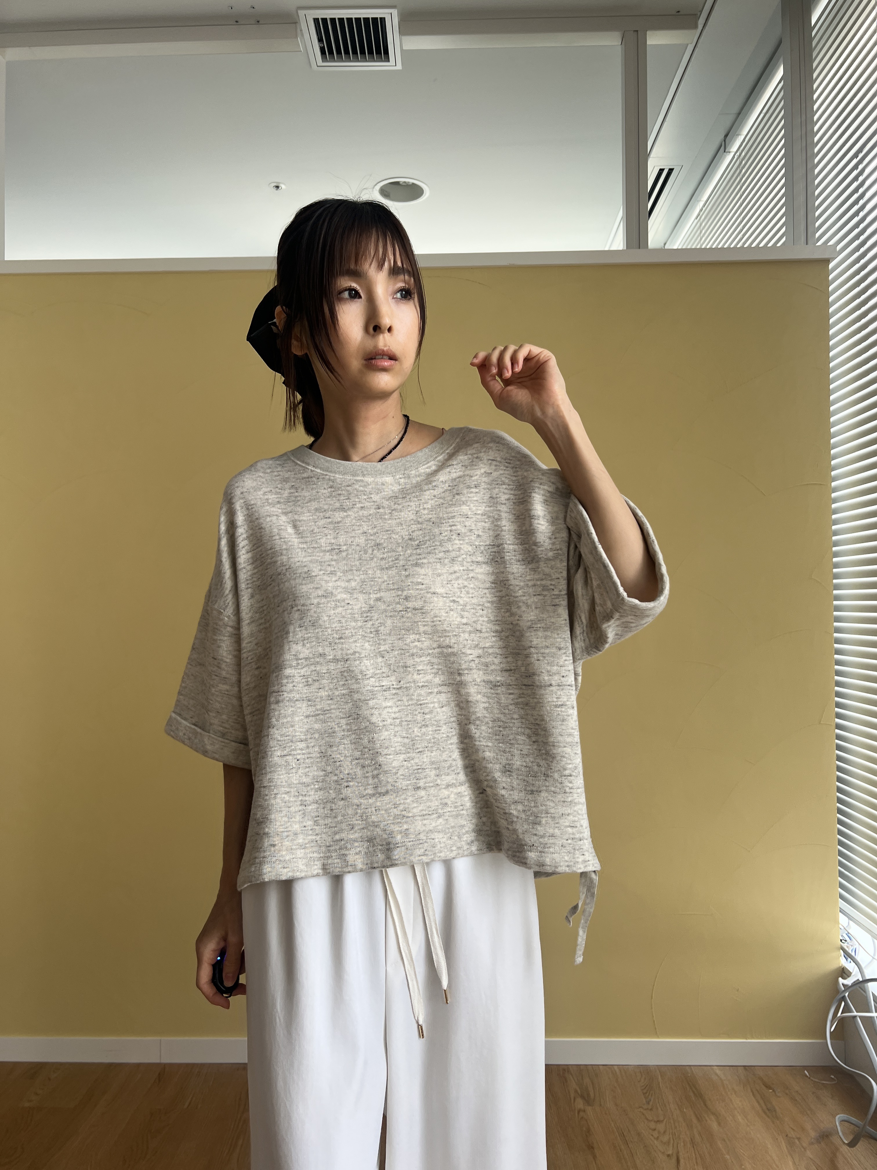 misaさんの「DRESSTERIOR｜【マシンウォッシャブル】Super100&rsquo;sウール サキソニーイージーパンツ」を使ったコーディネート