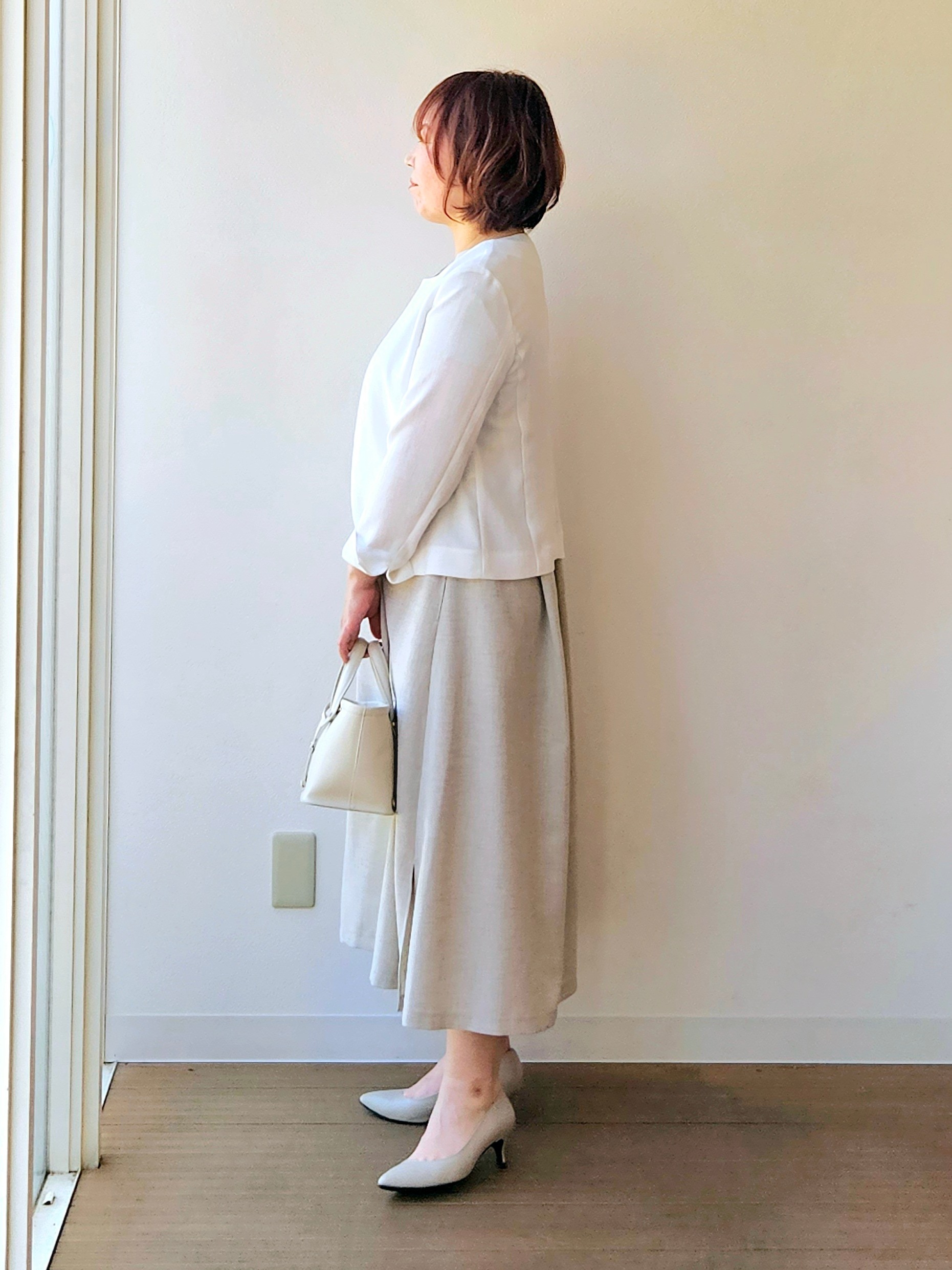 やじまさんの「UNTITLED｜【清涼感/洗える】ミニマルシルエットジャケット」を使ったコーディネート