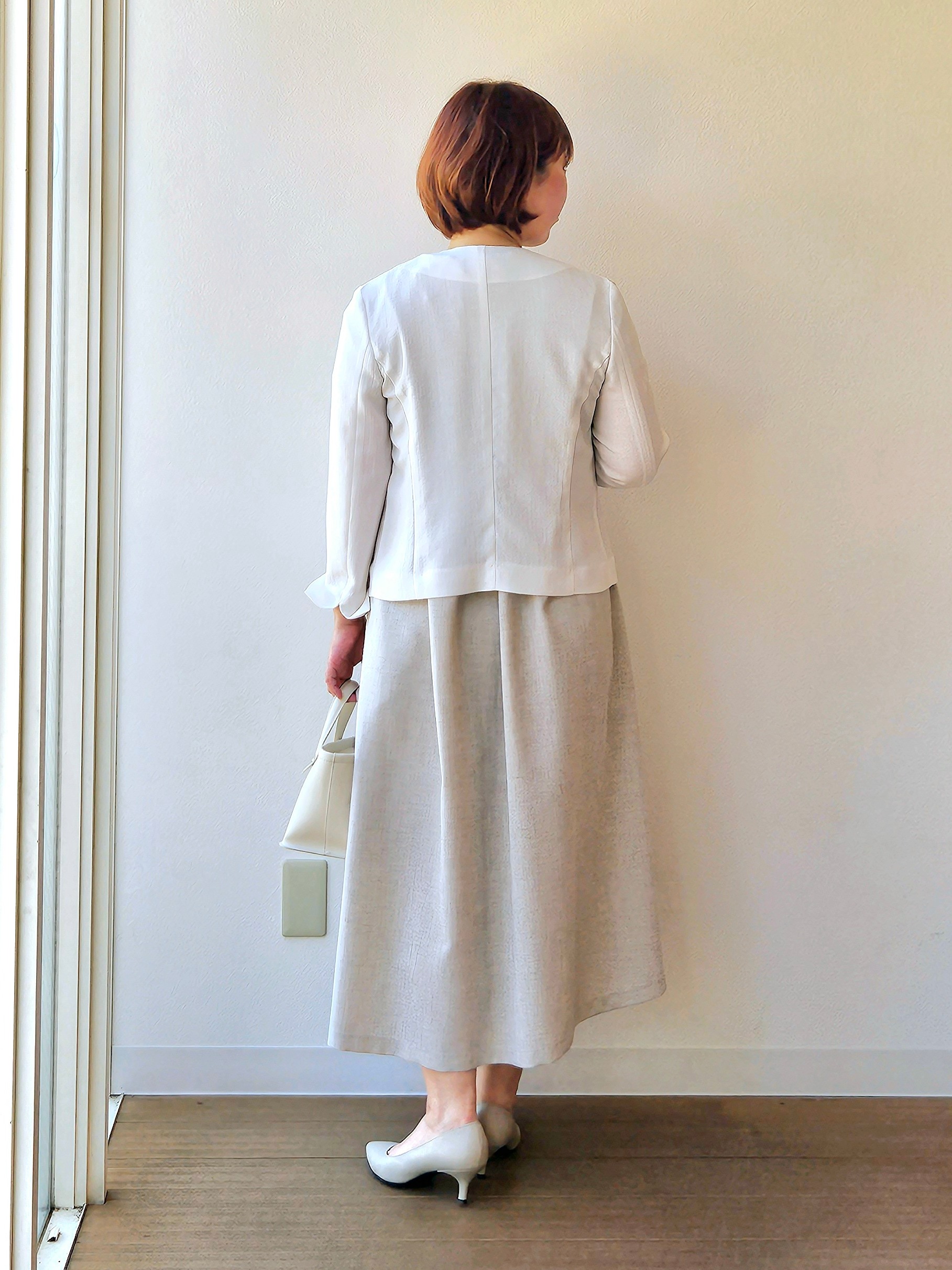 やじまさんの「UNTITLED｜【清涼感/洗える】ミニマルシルエットジャケット」を使ったコーディネート