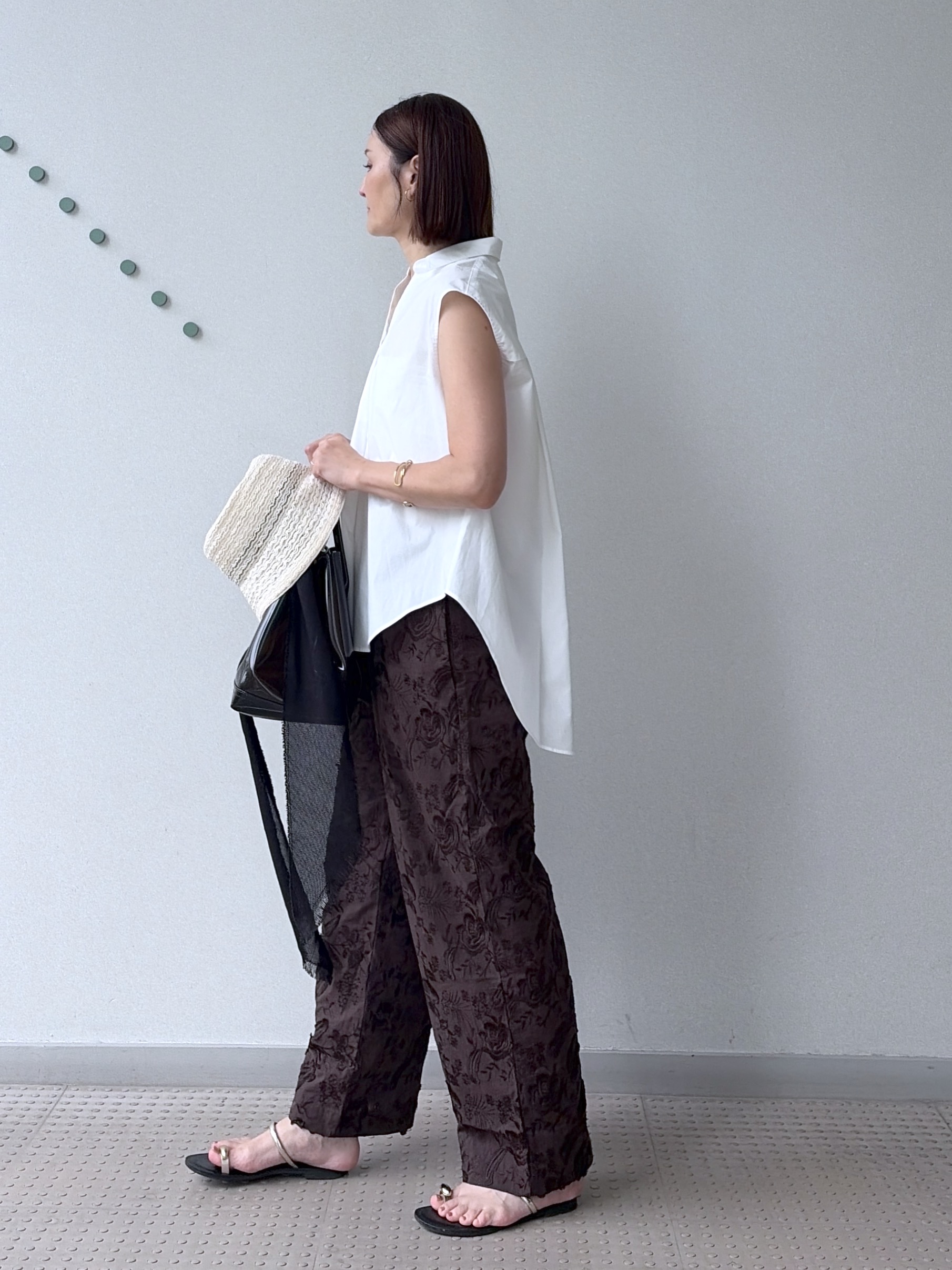 yoshikadoさんの「DRESSTERIOR｜フレンチスリーブ スキッパーブラウス」を使ったコーディネート