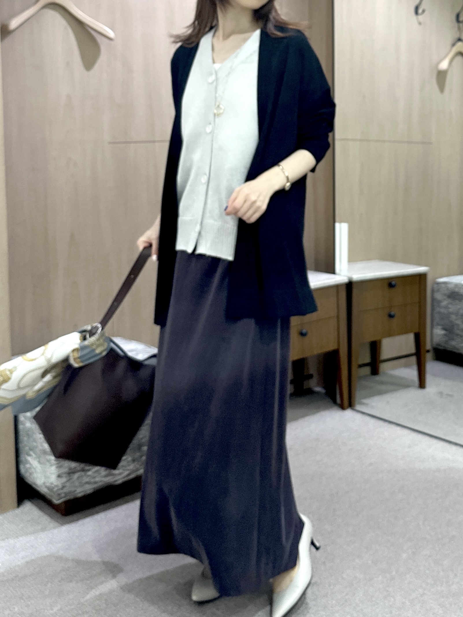 Miwaさんの「UNTITLED｜コットンリネンカーディガン」を使ったコーディネート