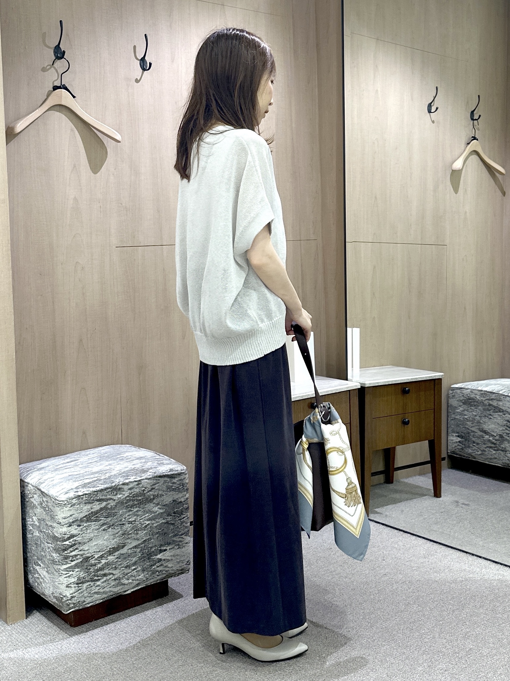 Miwaさんの「UNTITLED｜コットンリネンカーディガン」を使ったコーディネート