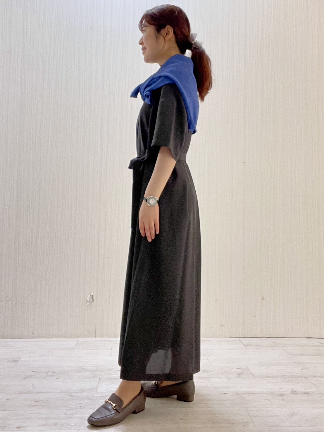 Mさんの「UNTITLED｜【初秋も活躍/UVカット/接触冷感】エアリークールワンピース」を使ったコーディネート