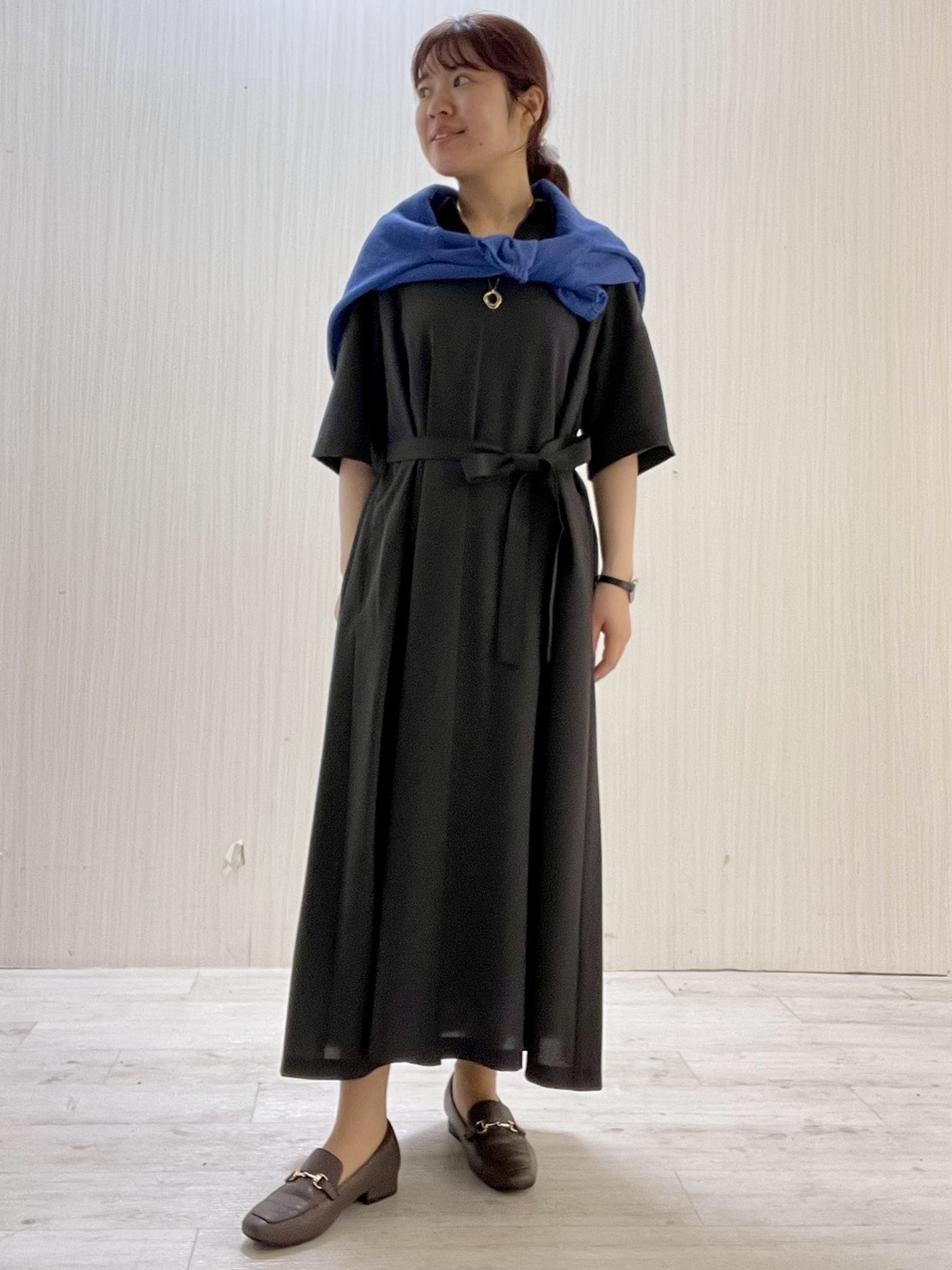 Mさんの「UNTITLED｜【初秋も活躍/UVカット/接触冷感】エアリークールワンピース」を使ったコーディネート