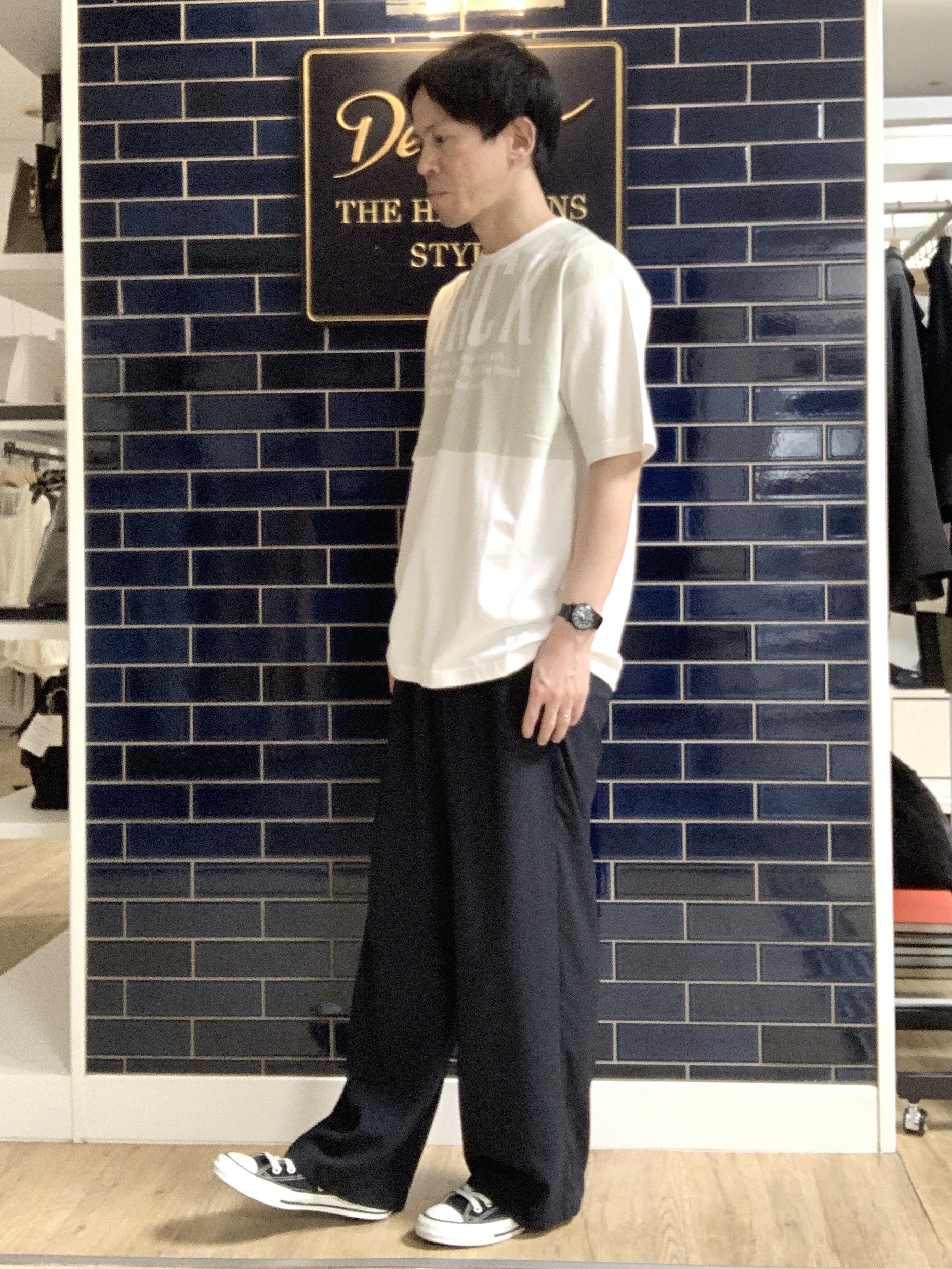 Takaさんの「Dessin｜【洗える】オーガニックコットングラフィックTシャツ」を使ったコーディネート