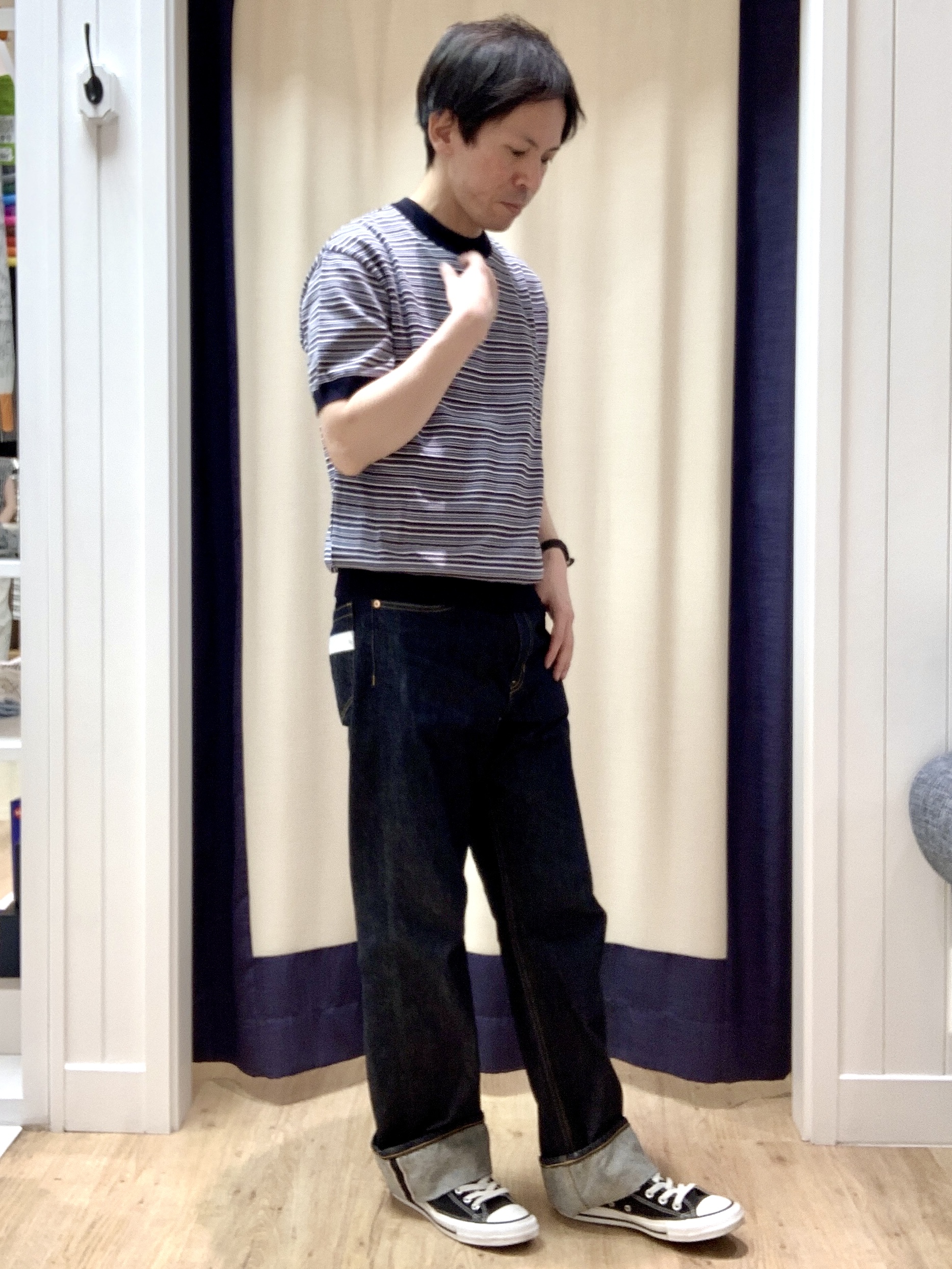 Takaさんの「Dessin｜【洗える】日本製ニットTシャツ」を使ったコーディネート