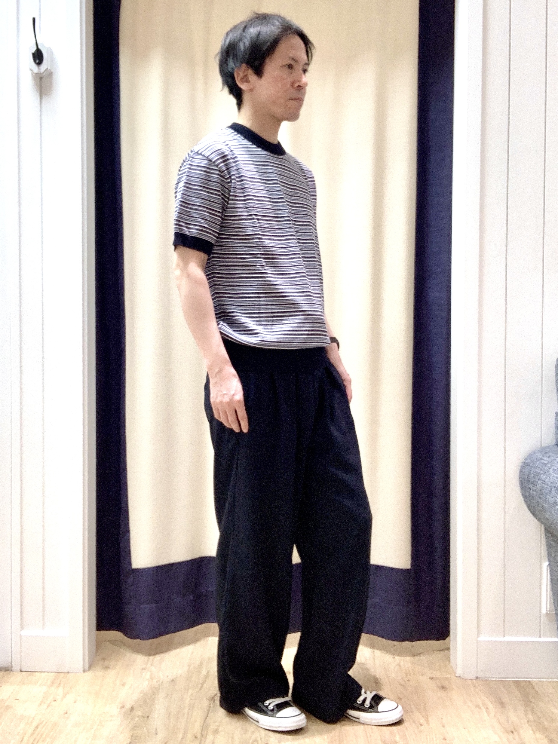Takaさんの「Dessin｜【洗える】日本製ニットTシャツ」を使ったコーディネート