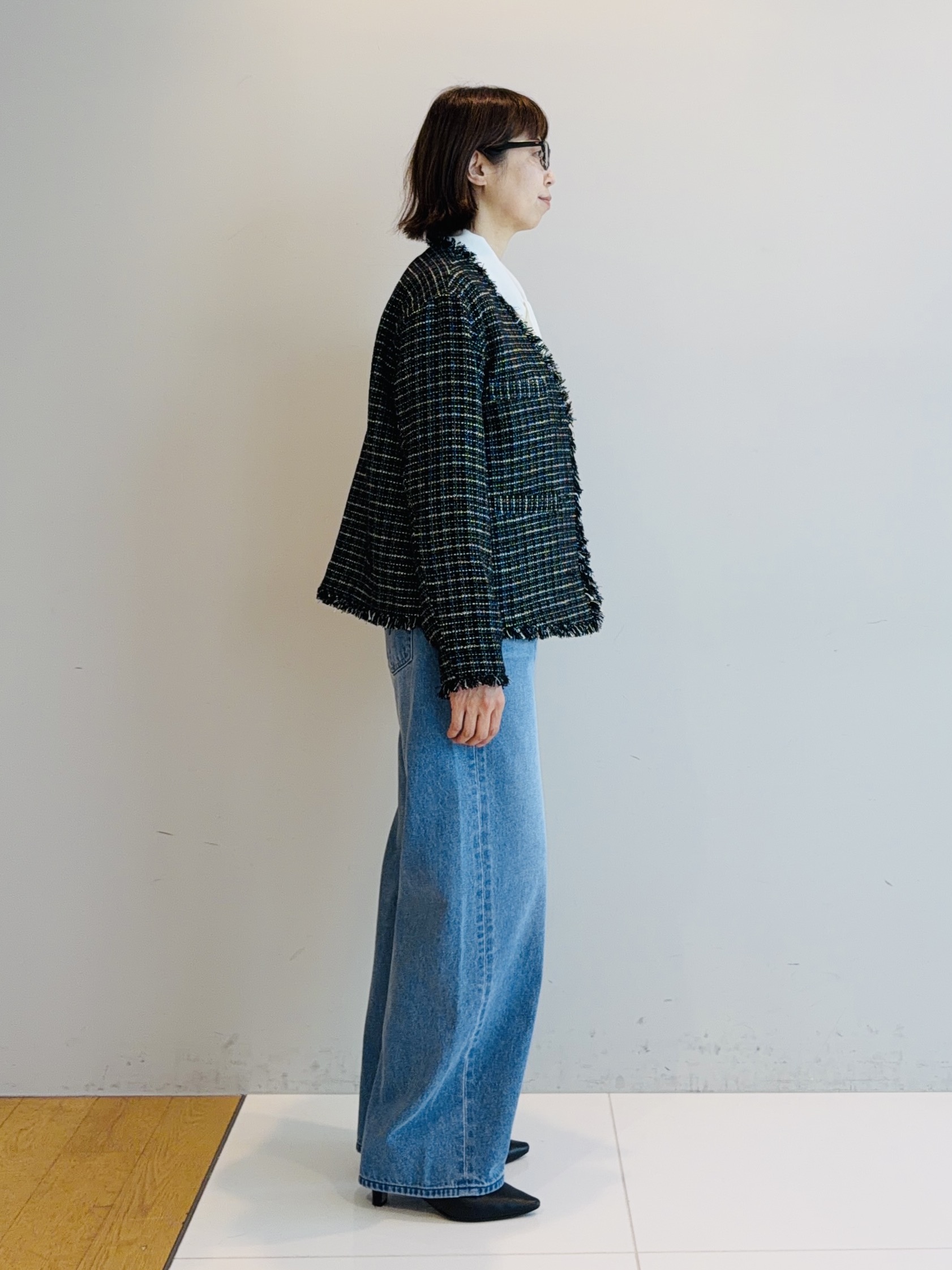 murayamaさんの「INDIVI｜【新作登場！】カーブシルエットデニム」を使ったコーディネート