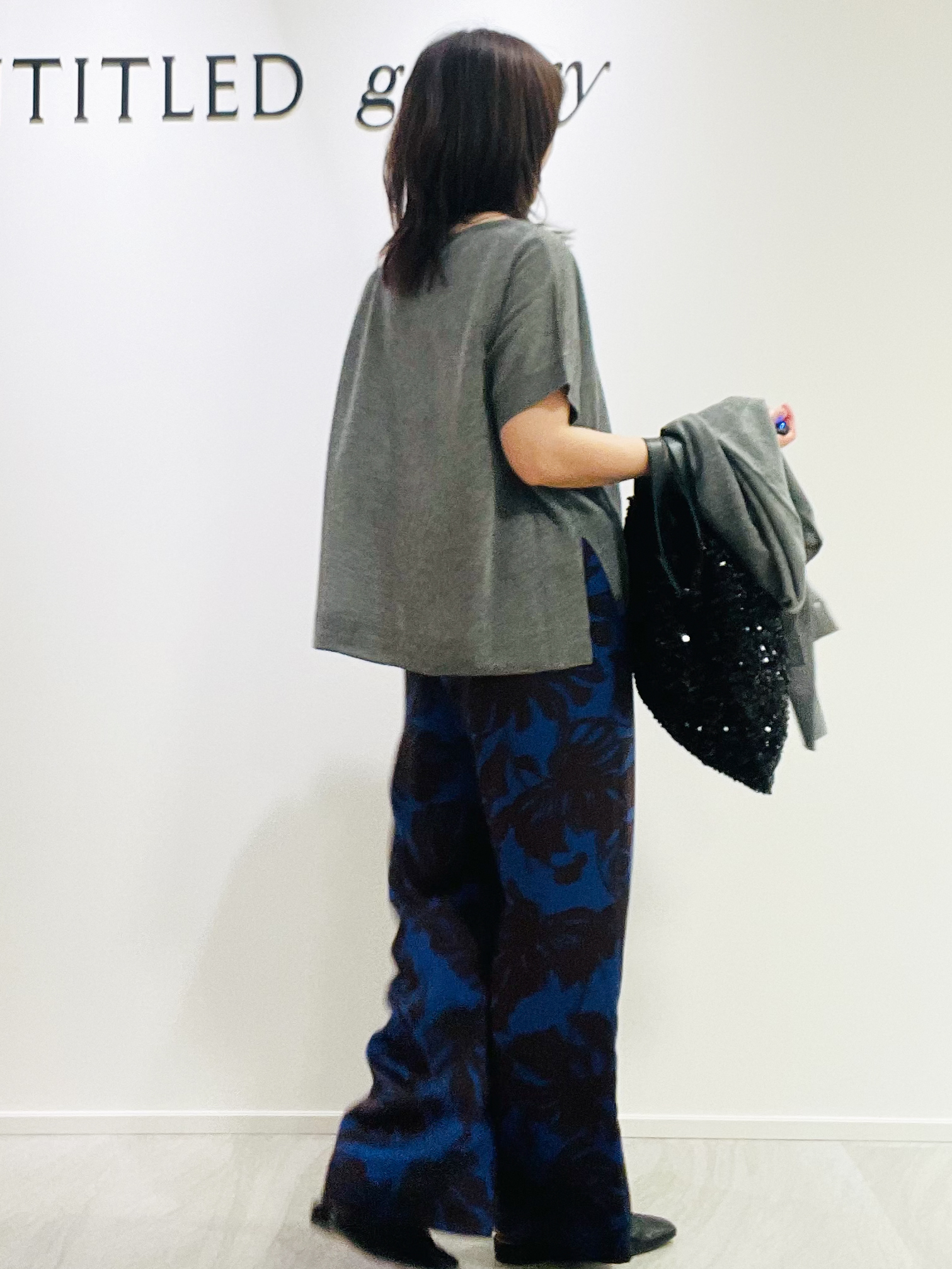 めいさんの「UNTITLED｜【アンサンブル可/品のある透け感】Tシャツ風ニットトップス」を使ったコーディネート