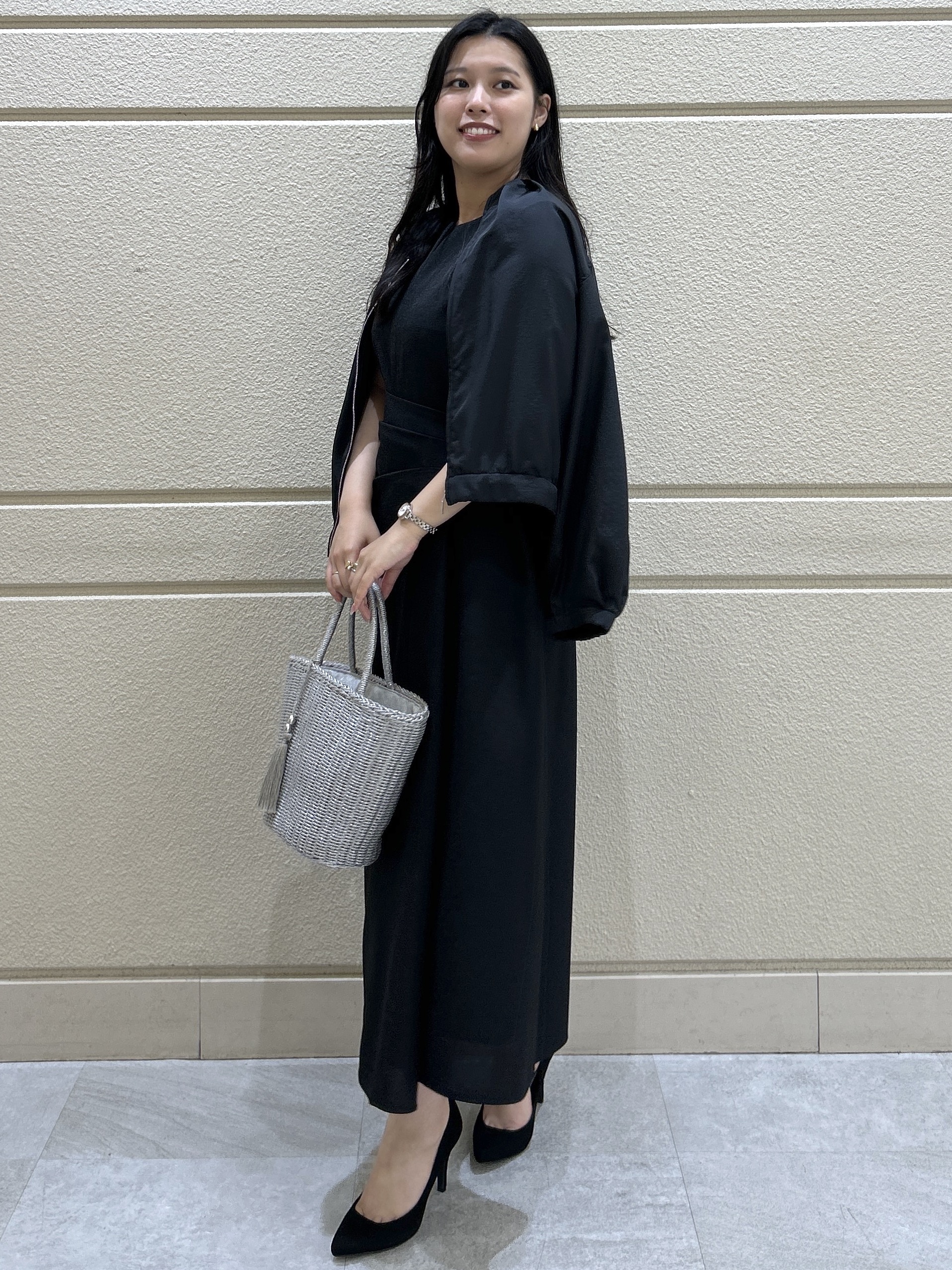 Momokaさんの「COUP DE CHANCE｜【手洗い可／軽量】ノーカラーブルゾン」を使ったコーディネート