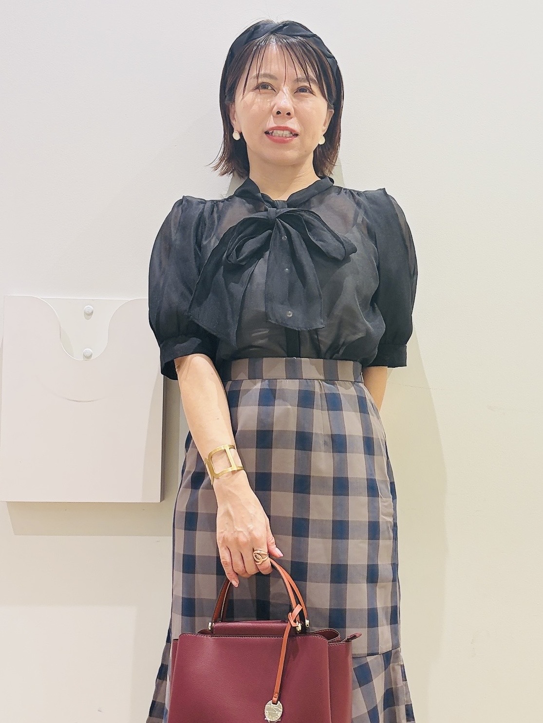 YUKOさんの「index｜《再入荷》ダブルブレストテーラードジャケット【接触冷感／吸水速乾／イージーアイロン／防シワ／洗濯機O」を使ったコーディネート