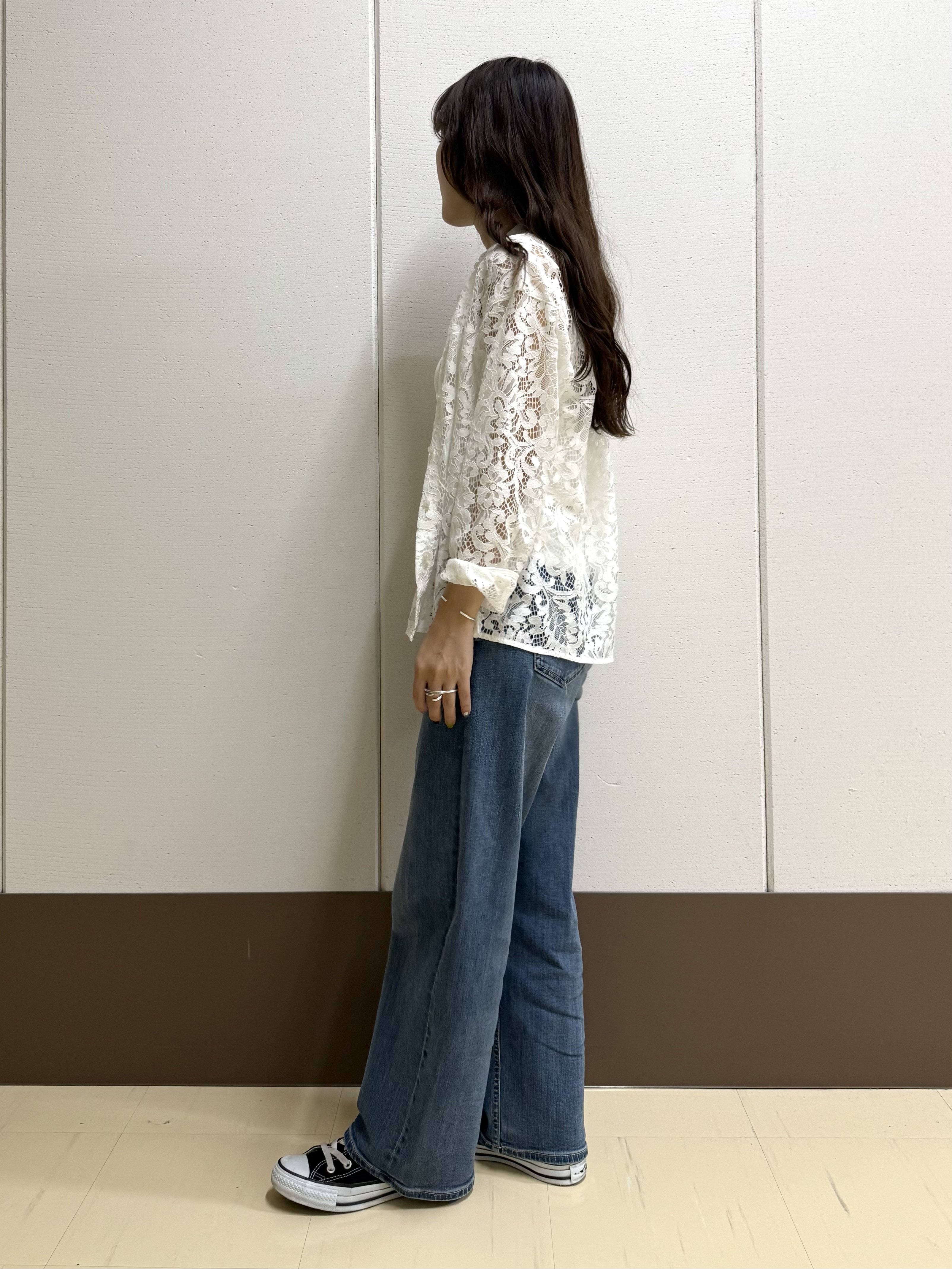 mamiさんの「INDIVI｜【洗える／前後2WAY】インナータンクトップ」を使ったコーディネート