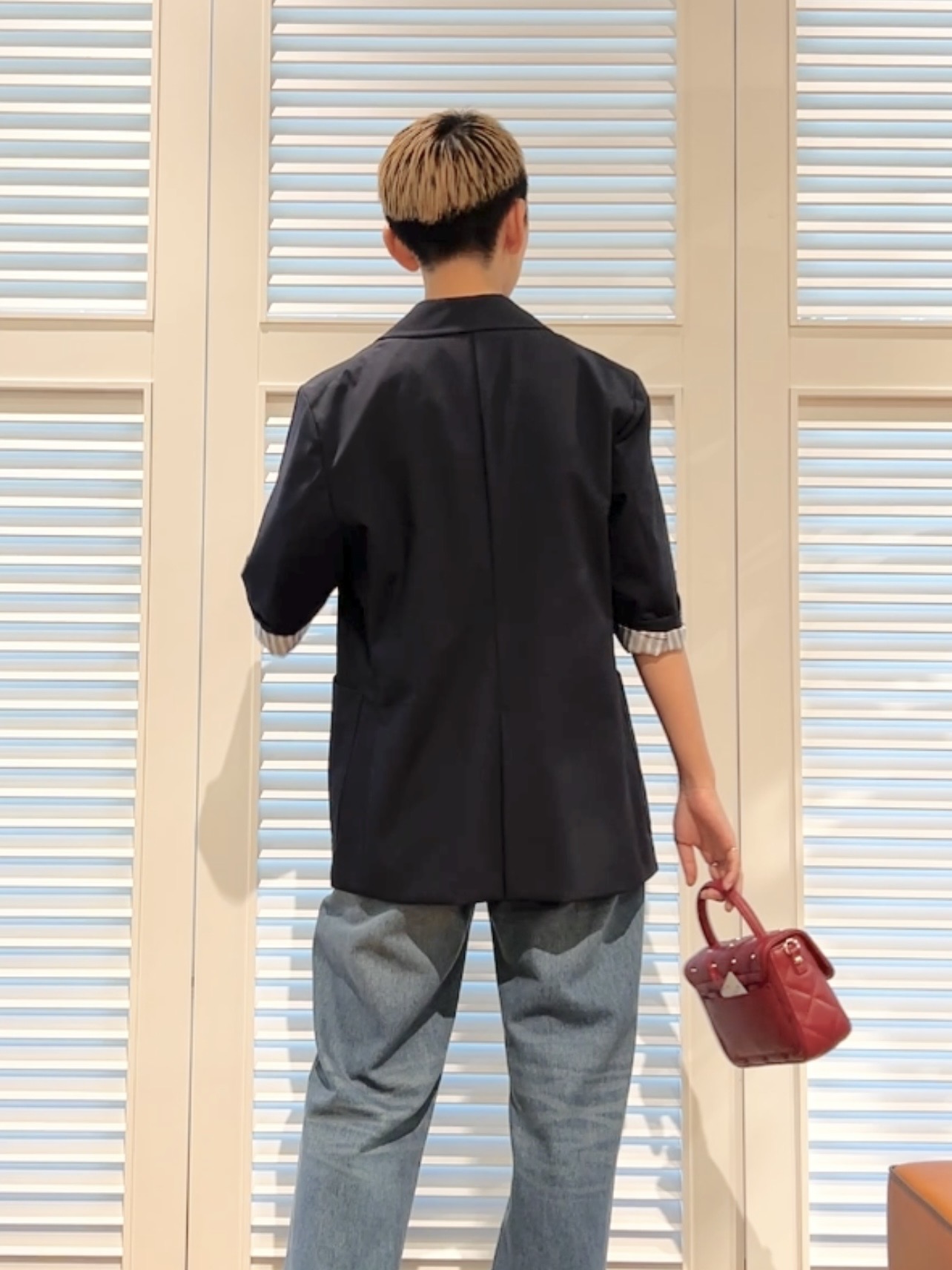 OCHIAIさんの「DRESSTERIOR｜【接触冷感/セットアップ可】 2WAYストレッチスリークオータージャケット」を使ったコーディネート