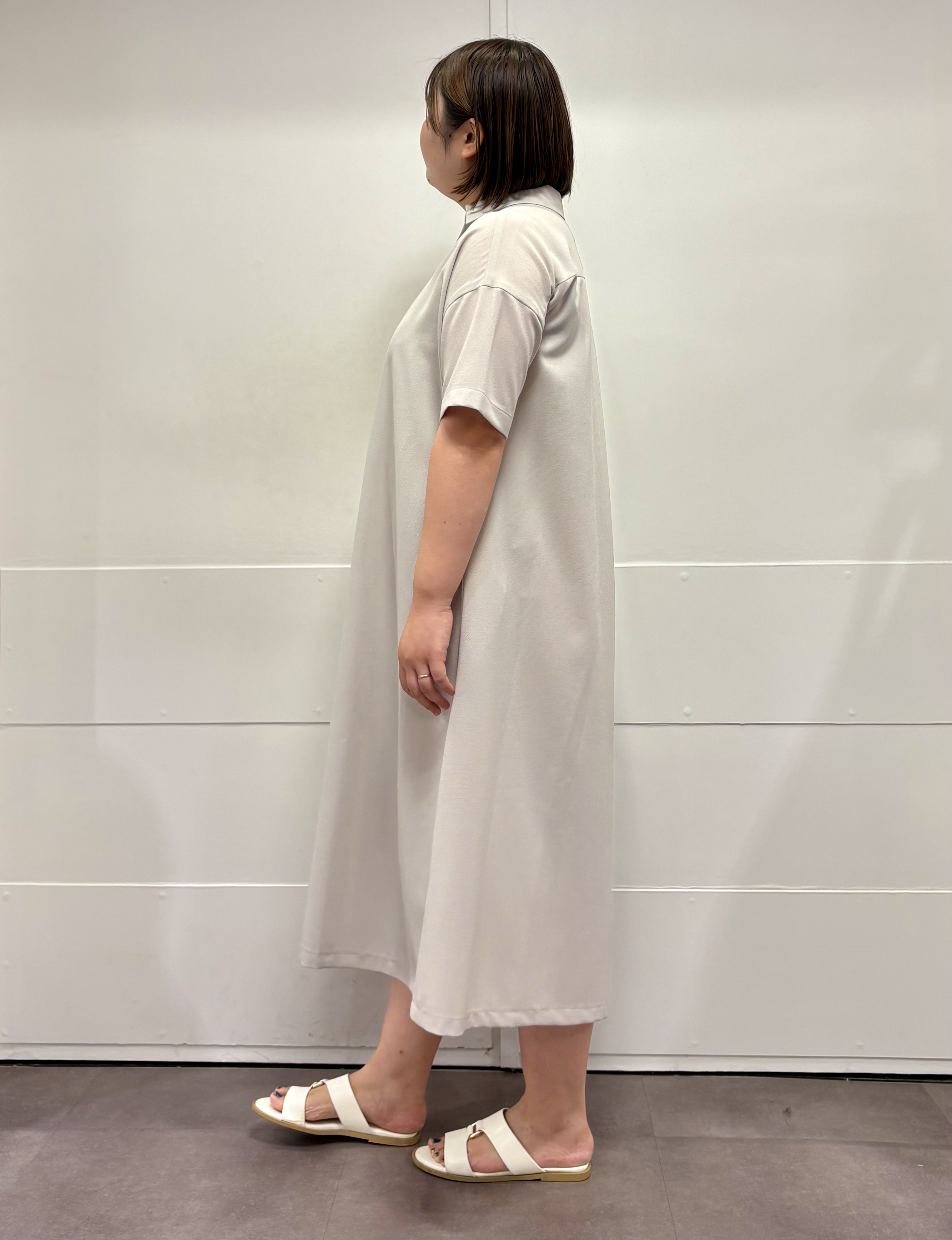 MIさんの「UNTITLED｜【初秋も活躍/UVカット/接触冷感】エアリークールワンピース」を使ったコーディネート
