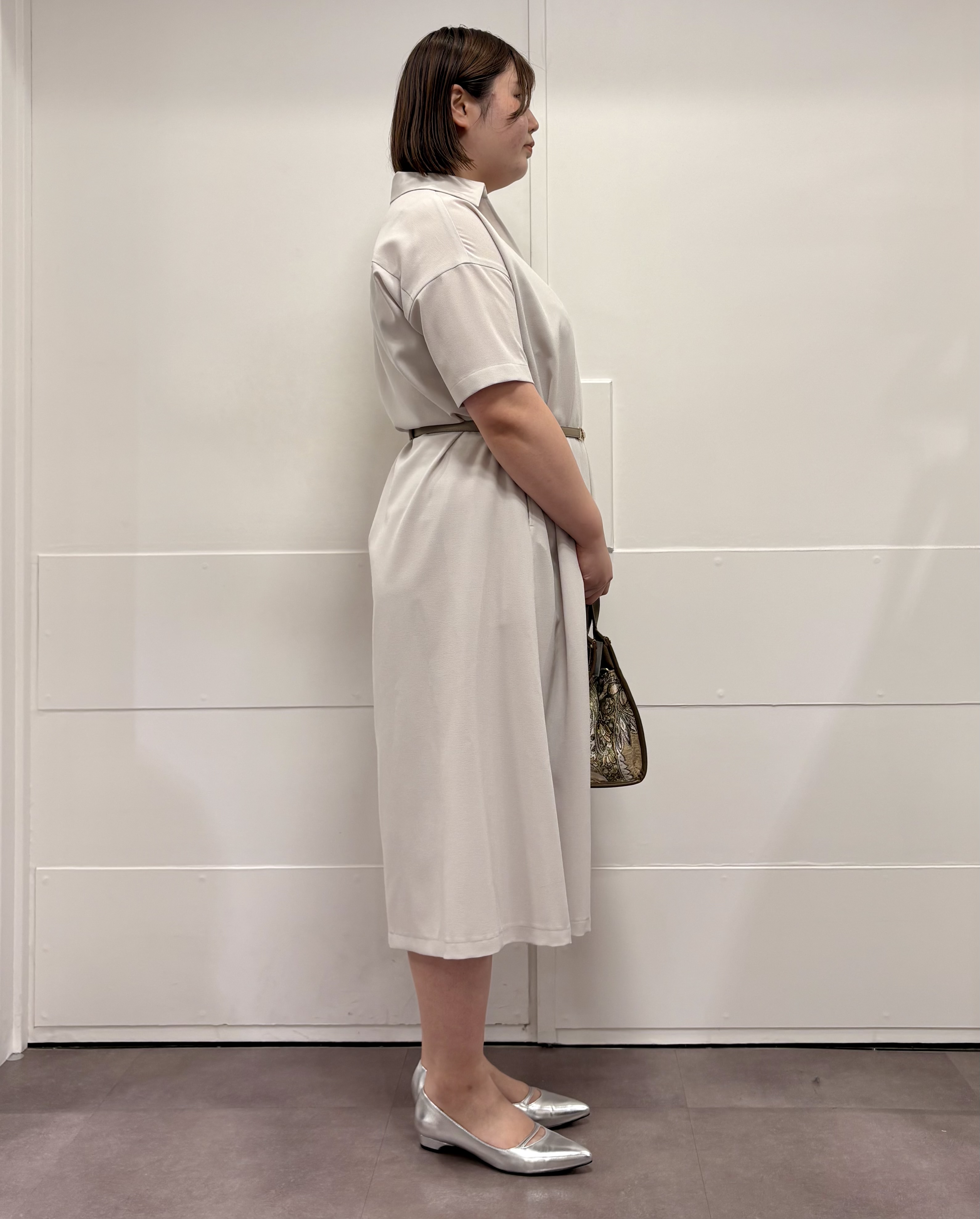 MIさんの「UNTITLED｜【初秋も活躍/UVカット/接触冷感】エアリークールワンピース」を使ったコーディネート