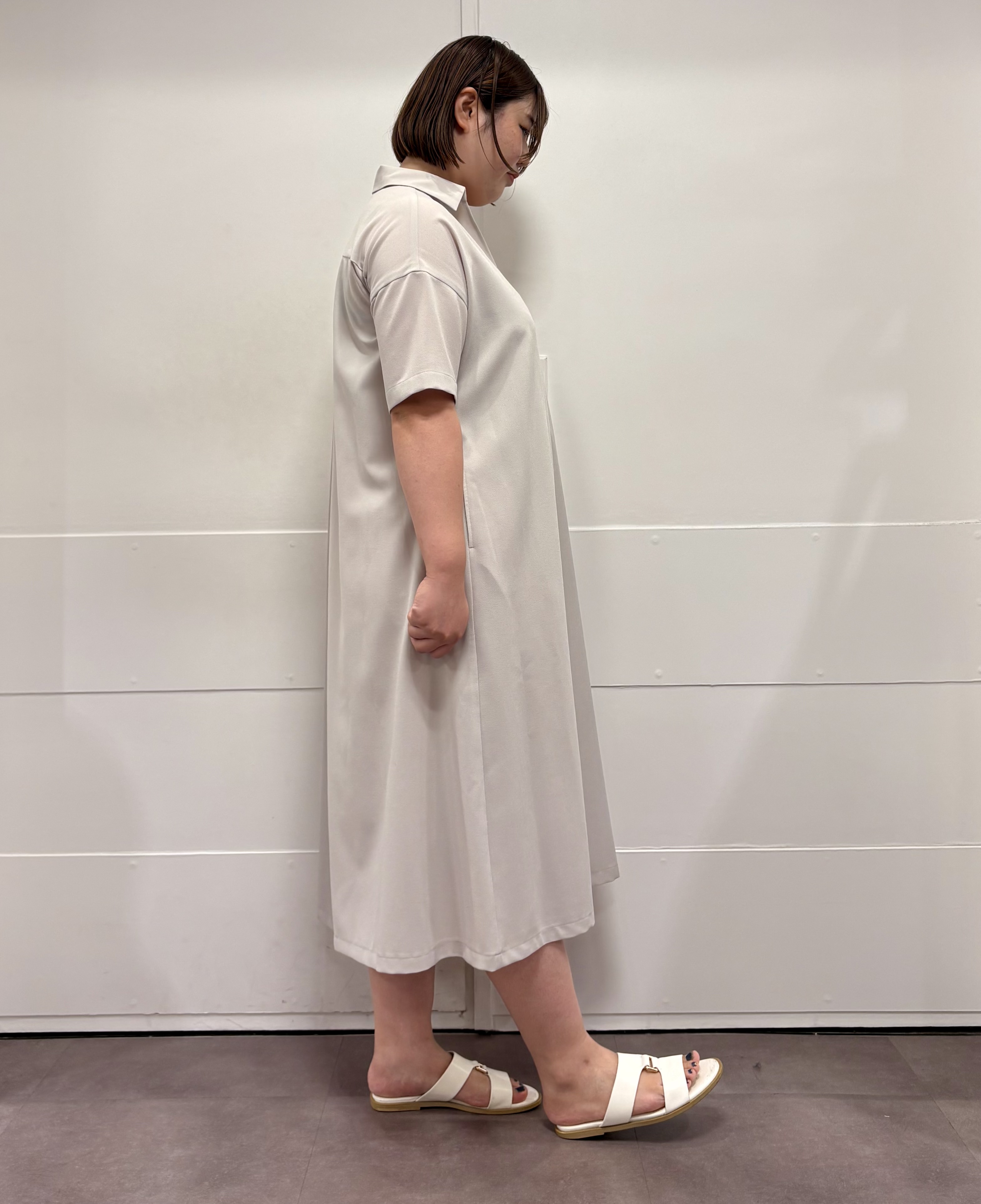 MIさんの「UNTITLED｜【初秋も活躍/UVカット/接触冷感】エアリークールワンピース」を使ったコーディネート