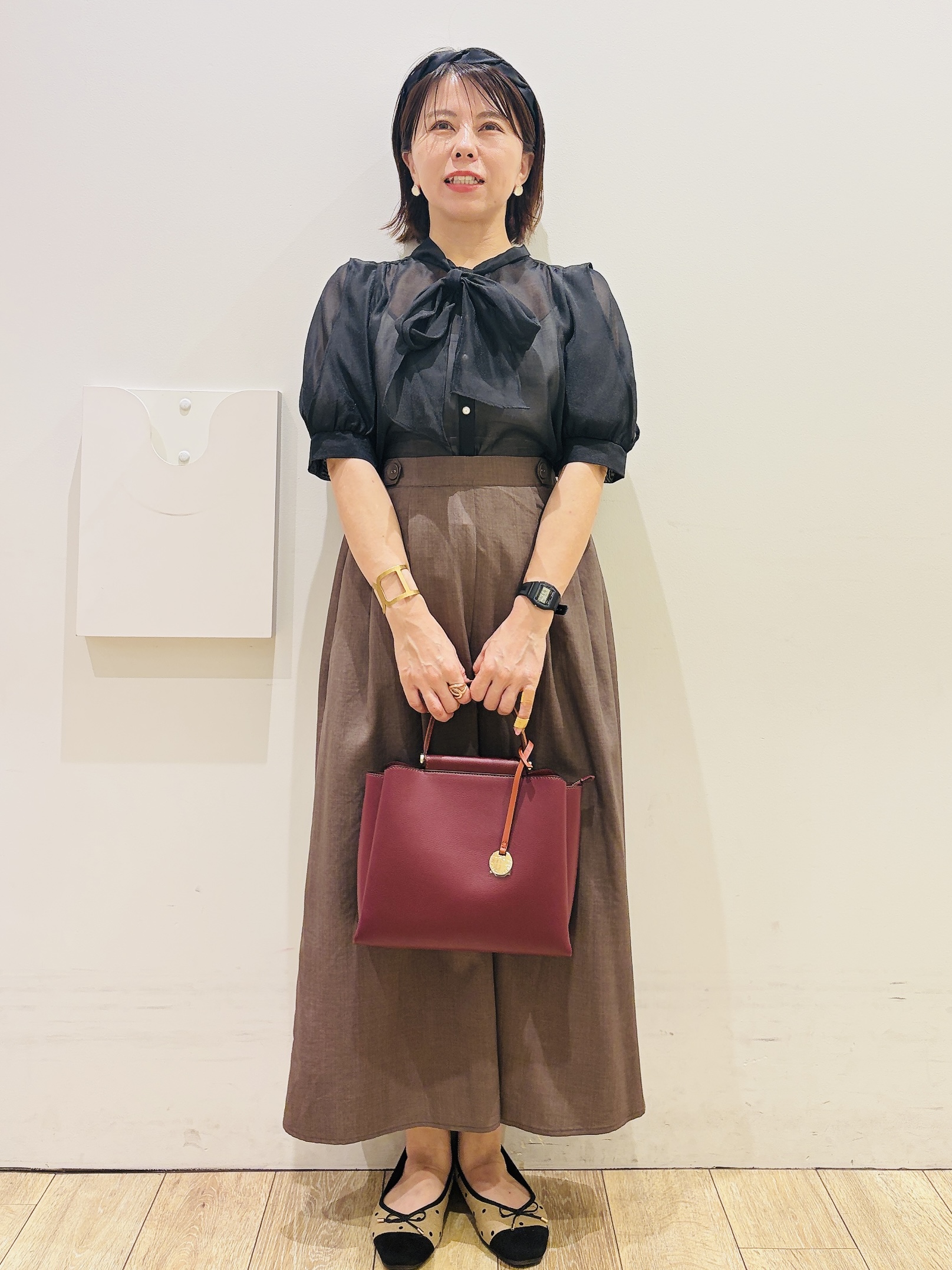 YUKOさんの「index｜《再入荷》ダブルブレストテーラードジャケット【接触冷感／吸水速乾／イージーアイロン／防シワ／洗濯機O」を使ったコーディネート