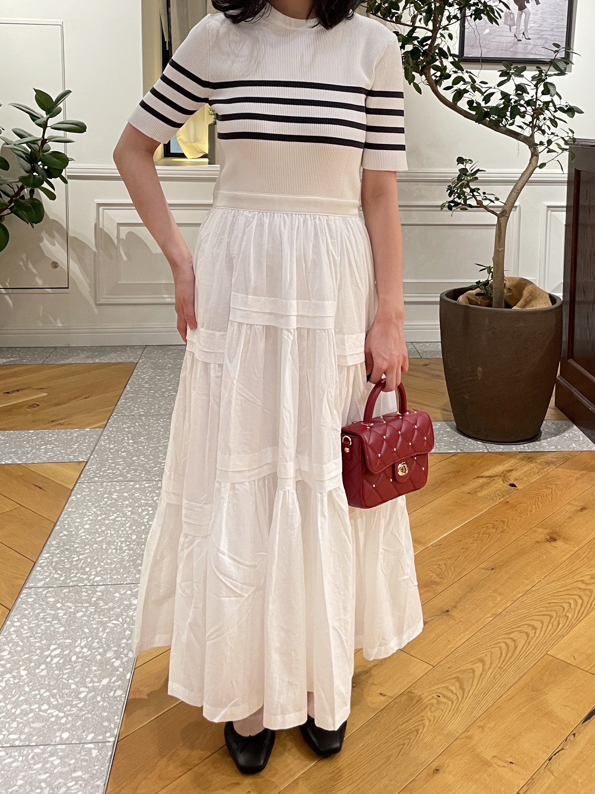 Lilyさんの「DRESSTERIOR｜◆ソフトレザーバレエシューズ」を使ったコーディネート