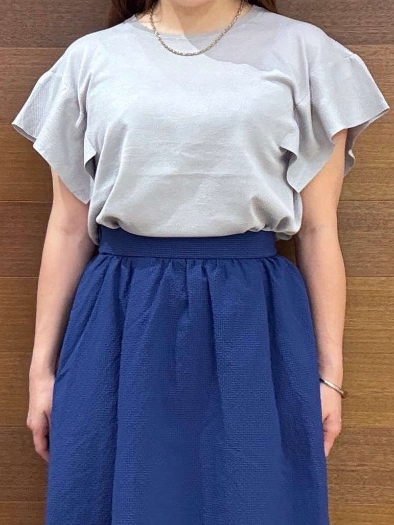 maichiさんの「OPAQUE.CLIP｜『STORY Web7月掲載』ドライタッチラメニット《UV／洗える／6col》」を使ったコーディネート
