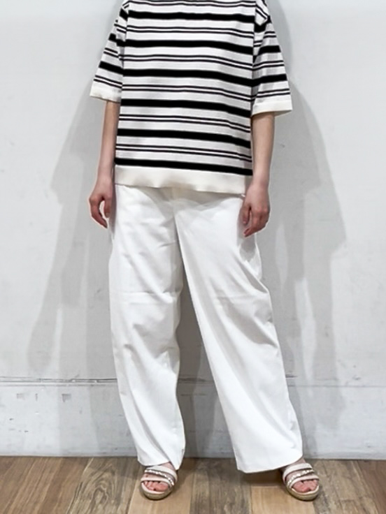 山さんさんの「grove｜【UVカット・洗濯機◎】Tシャツ感覚で着られるコットン混ニット」を使ったコーディネート