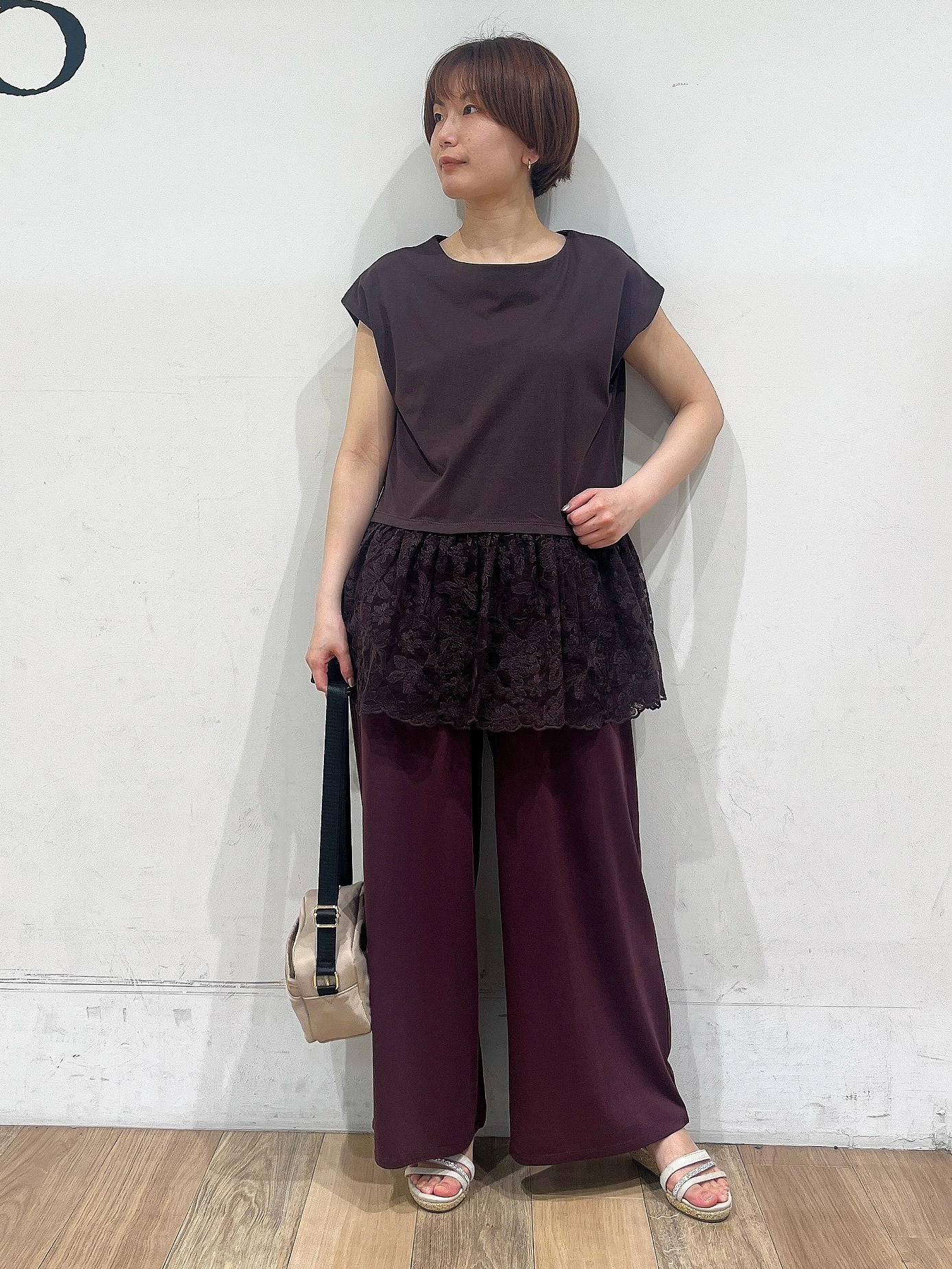 山さんさんの「grove｜【ひんやり・UV・洗濯機◎】上品コットン混カーディガン」を使ったコーディネート