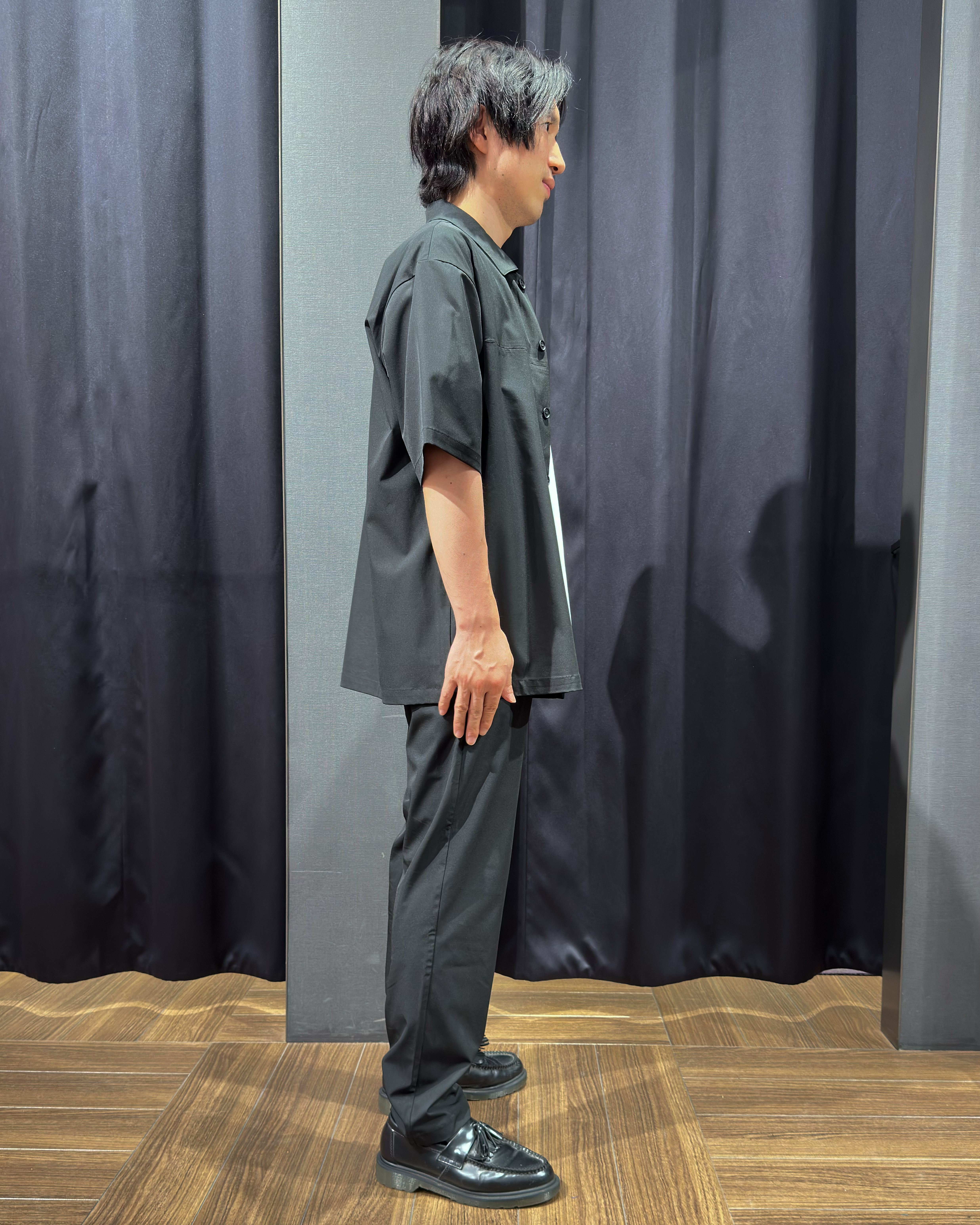 tomoyaさんの「THE SHOP TK｜【吸水速乾／防シワ／マシンウォッシャブル】ハイドロクール 半袖シャツ」を使ったコーディネート