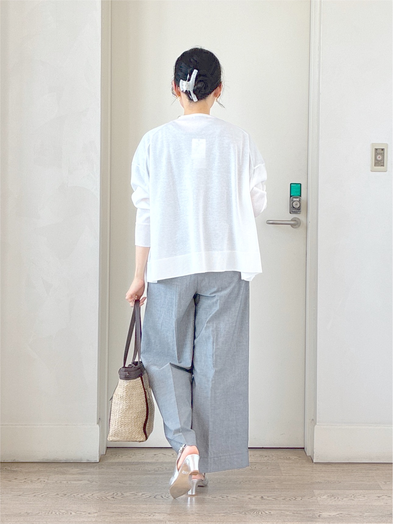  beni_gingerさんの「Reflect｜【冷房対策に◎】すっきり見え着流しカーディガン」を使ったコーディネート