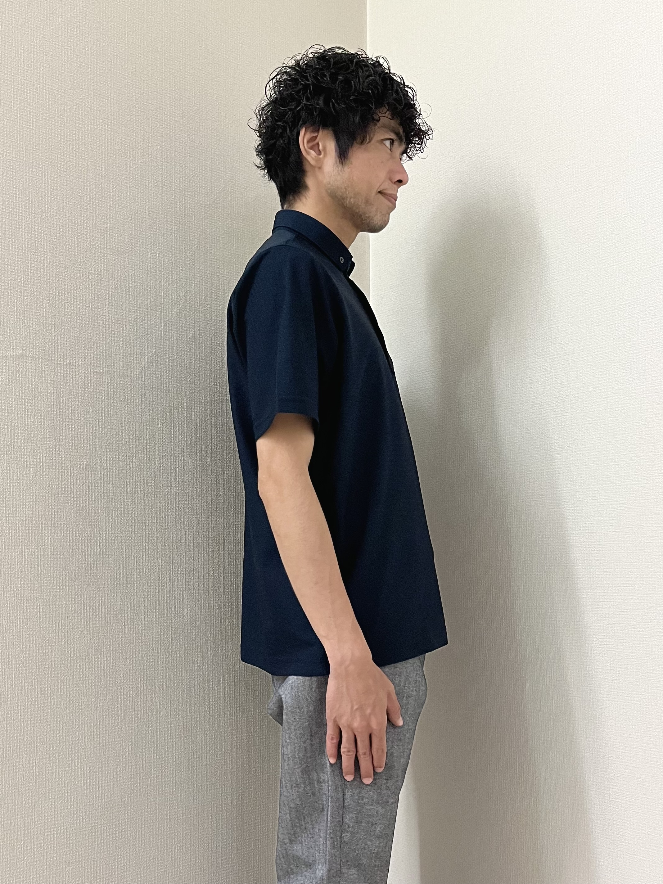 URAさんの「TAKEO KIKUCHI｜【通気性】AIR TOOL ポロシャツ」を使ったコーディネート