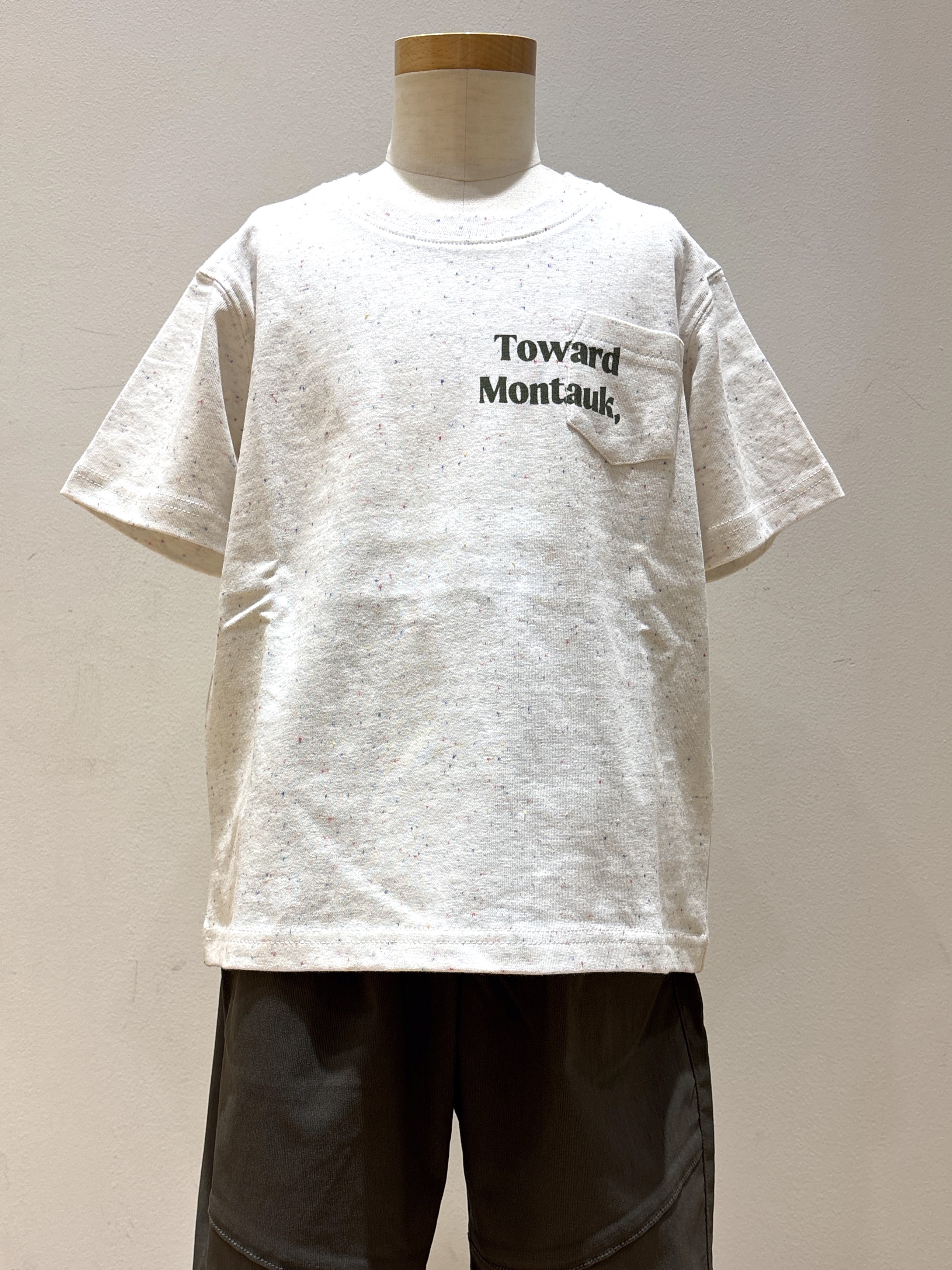yumiさんの「Dessin｜【リンクコーデ可】カラーネップ ポケットTシャツ」を使ったコーディネート