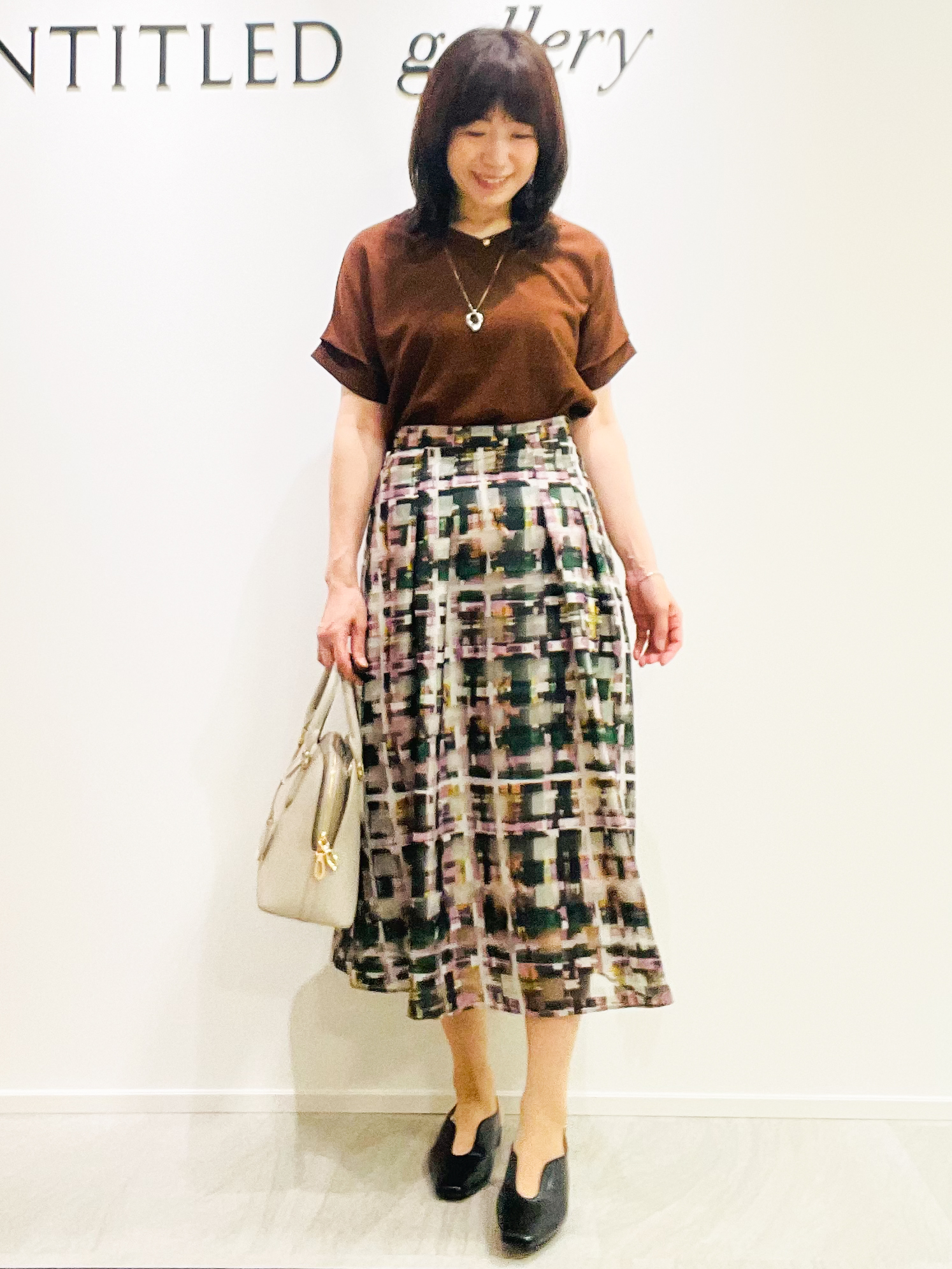 めいさんの「UNTITLED｜【肌に張りつきにくい/前後2WAY】ドライタッチコットンプルオーバー」を使ったコーディネート