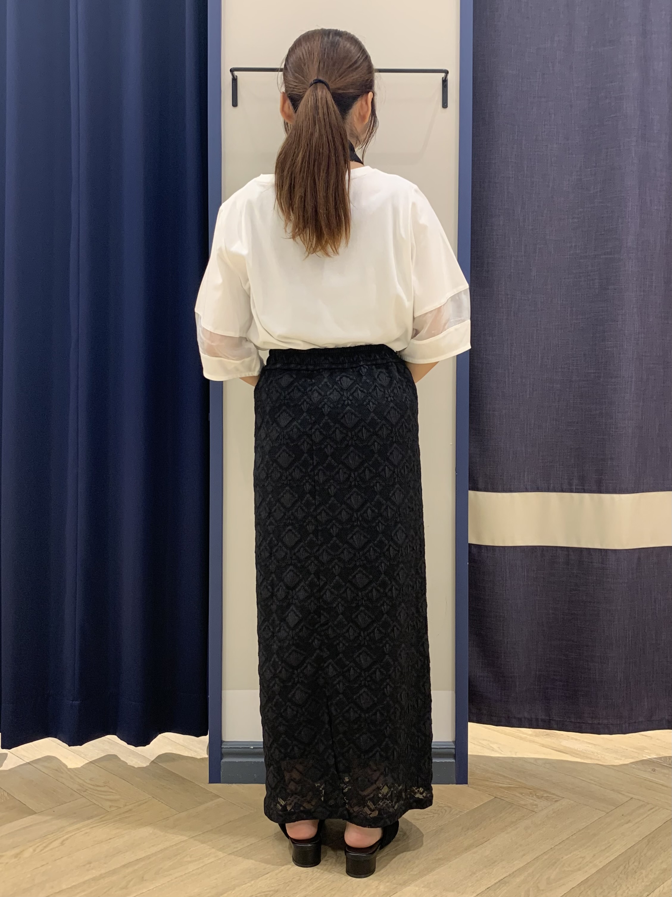 mokaさんの「grove｜【吸水速乾・UVカット】シアードッキングランタンスリーブTシャツ」を使ったコーディネート