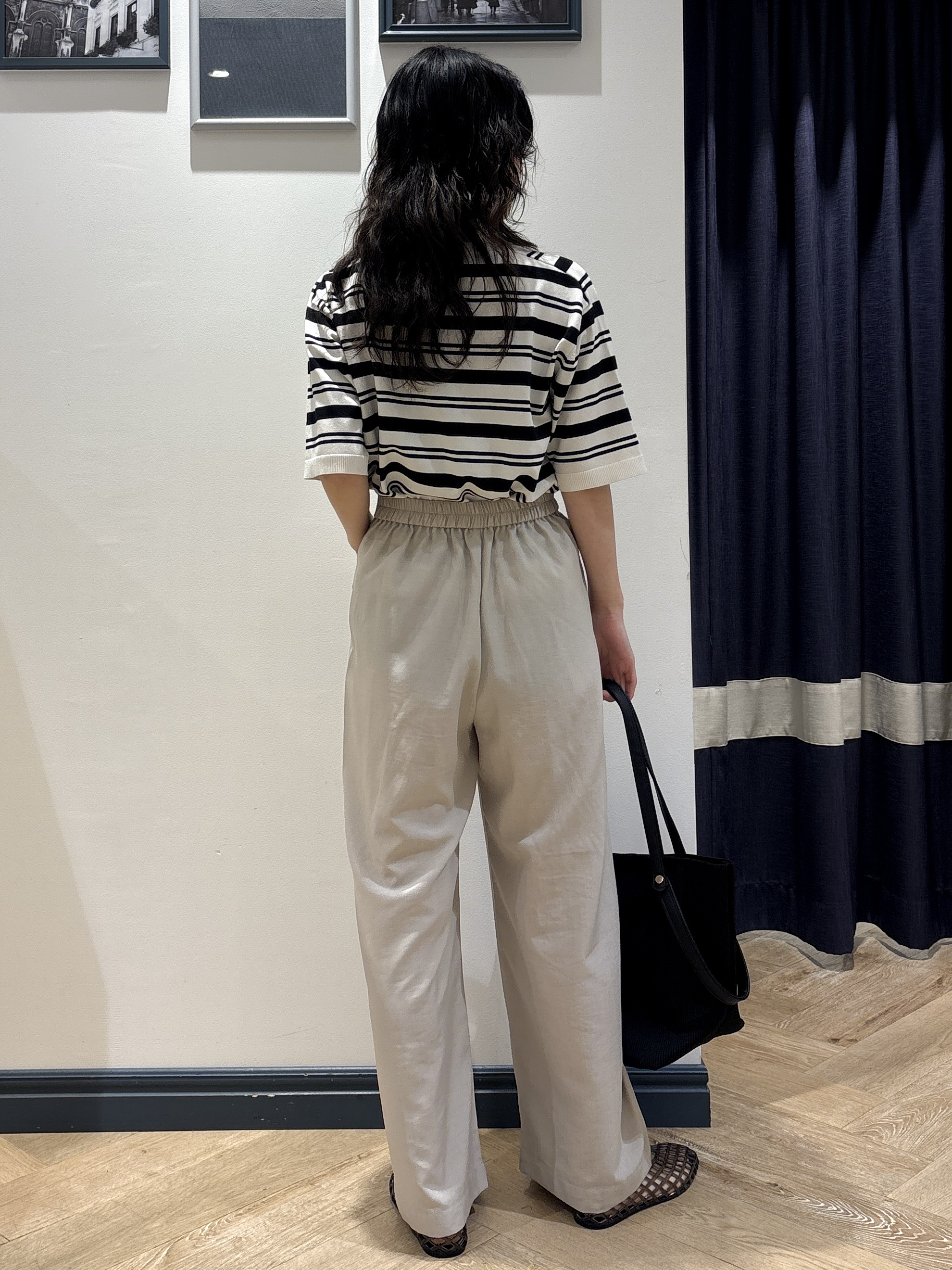 ayakaさんの「grove｜【UVカット・洗濯機◎】Tシャツ感覚で着られるコットン混ニット」を使ったコーディネート