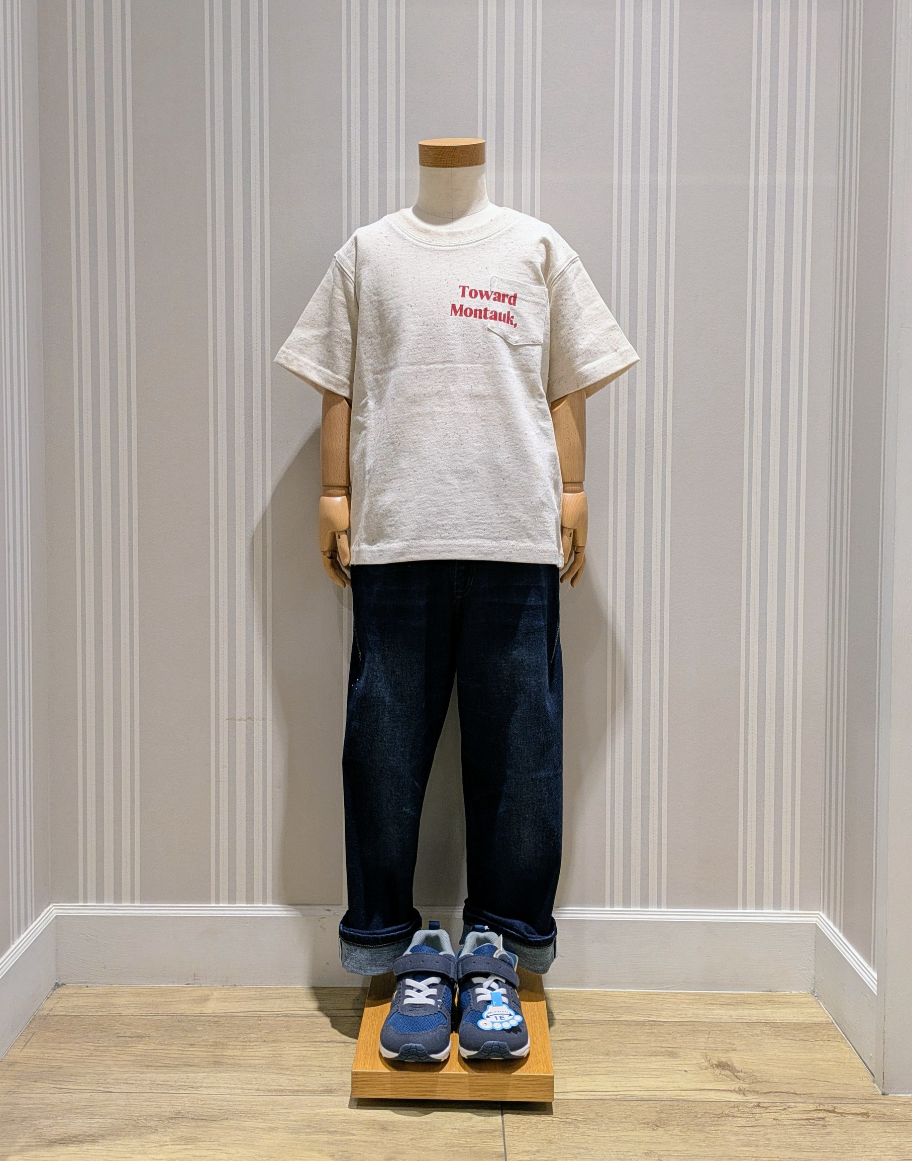 Yoshidaさんの「Dessin｜【リンクコーデ可】カラーネップ ポケットTシャツ」を使ったコーディネート