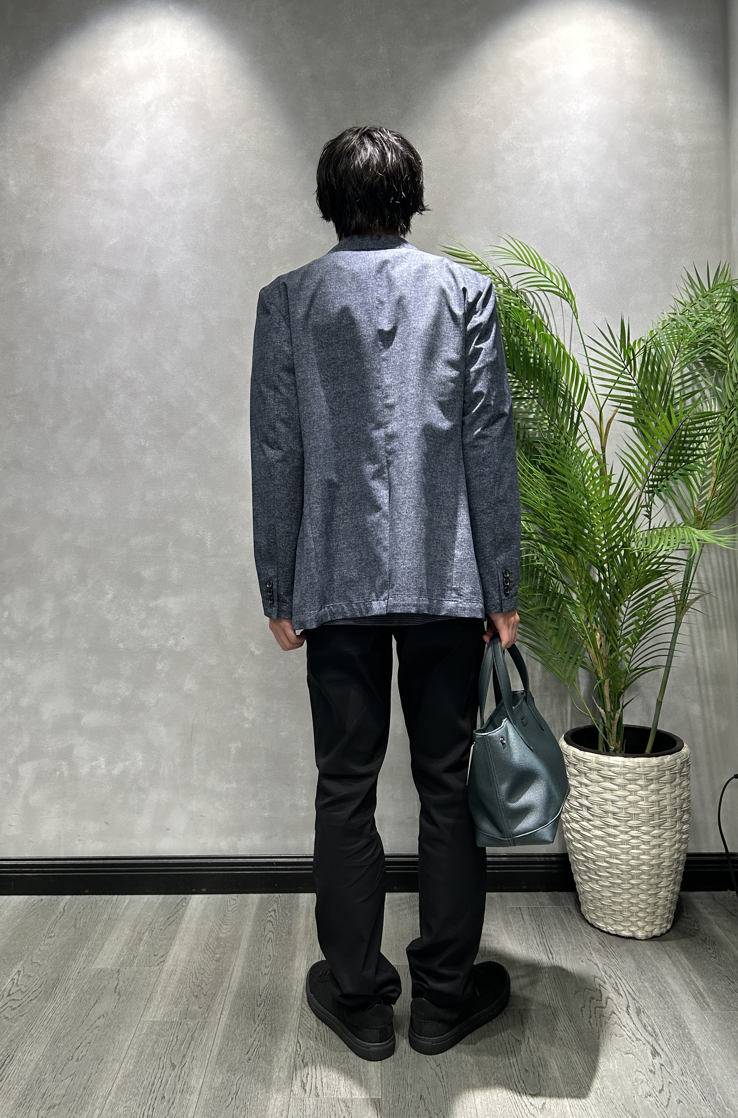 ruiさんの「TAKEO KIKUCHI｜【抗菌防臭】COOL DOTS（R）ドビープリント ジャケット」を使ったコーディネート