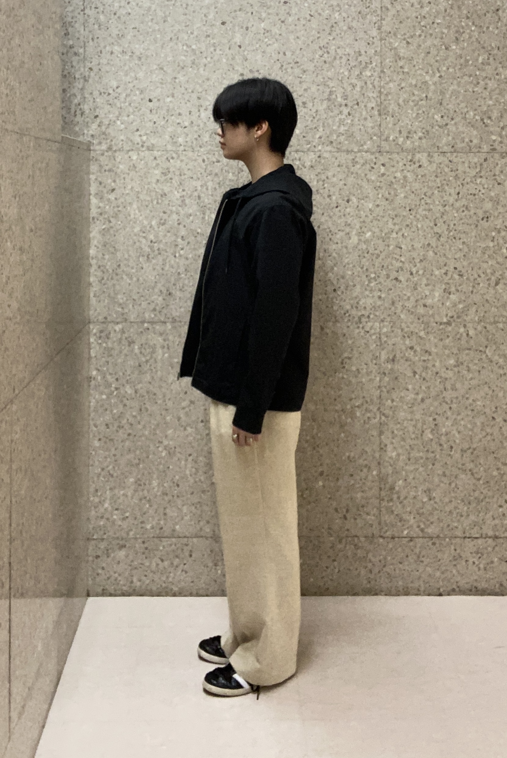 キムラさんの「TAKEO KIKUCHI｜【撥水・洗える・シワになりにくい】 リランチェ（R） フードブルゾン」を使ったコーディネート