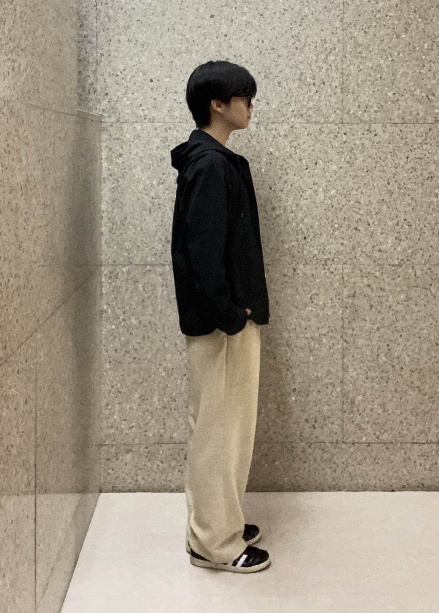 キムラさんの「TAKEO KIKUCHI｜【撥水・洗える・シワになりにくい】 リランチェ（R） フードブルゾン」を使ったコーディネート