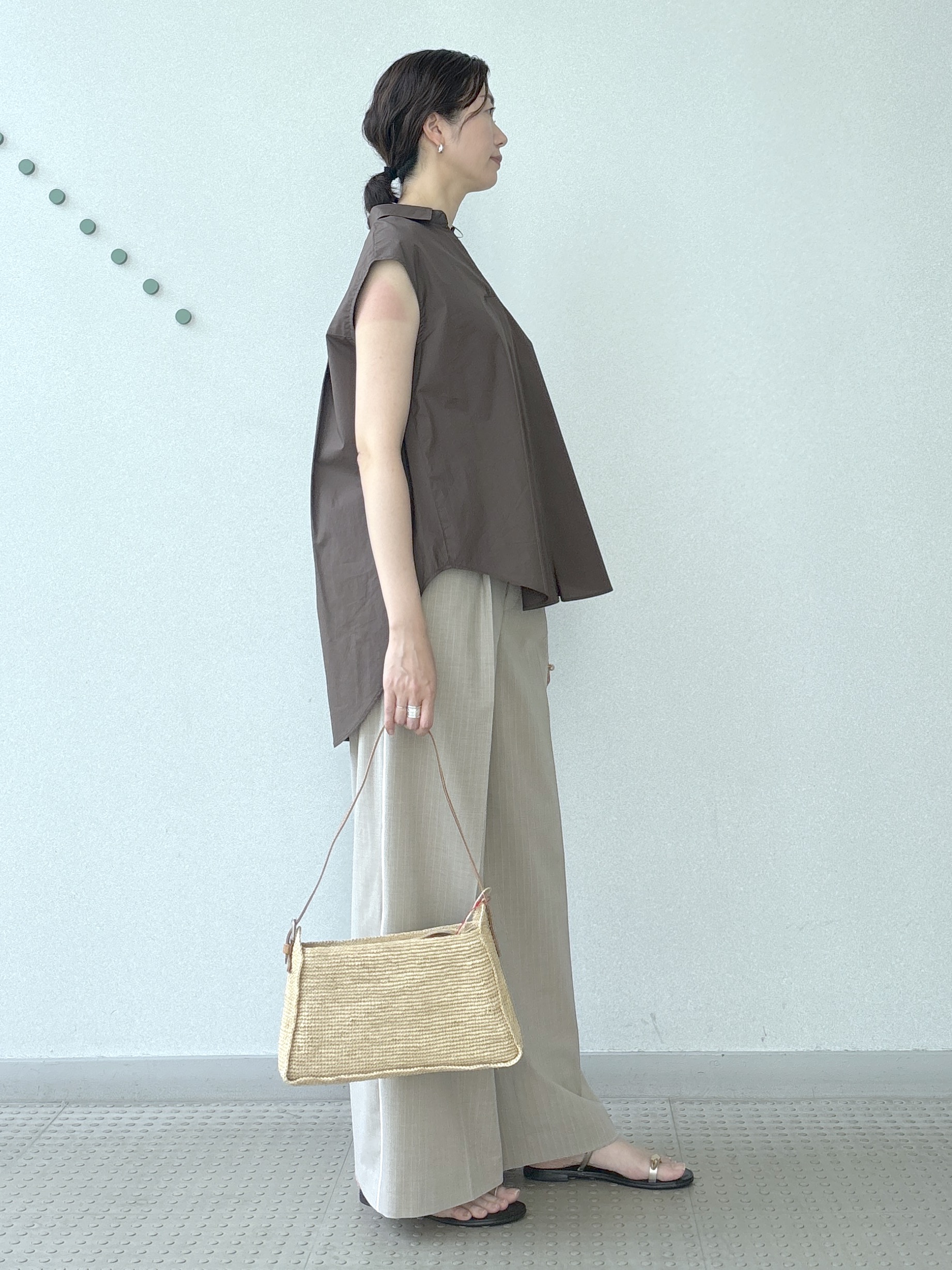 saitoさんの「DRESSTERIOR｜フレンチスリーブ スキッパーブラウス」を使ったコーディネート