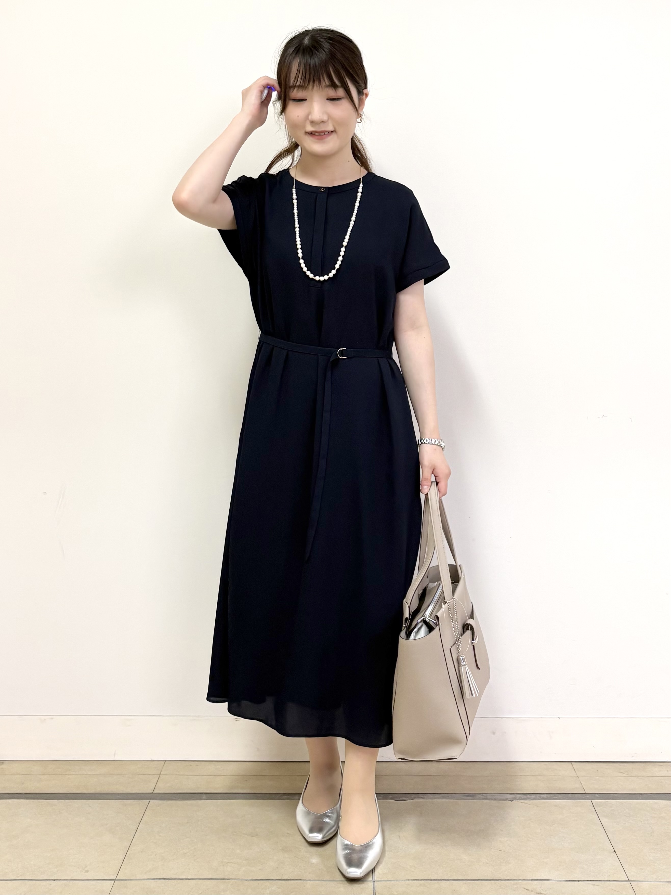 mikiさんの「Reflect｜【手洗い可】プリント柄ワンピース」を使ったコーディネート