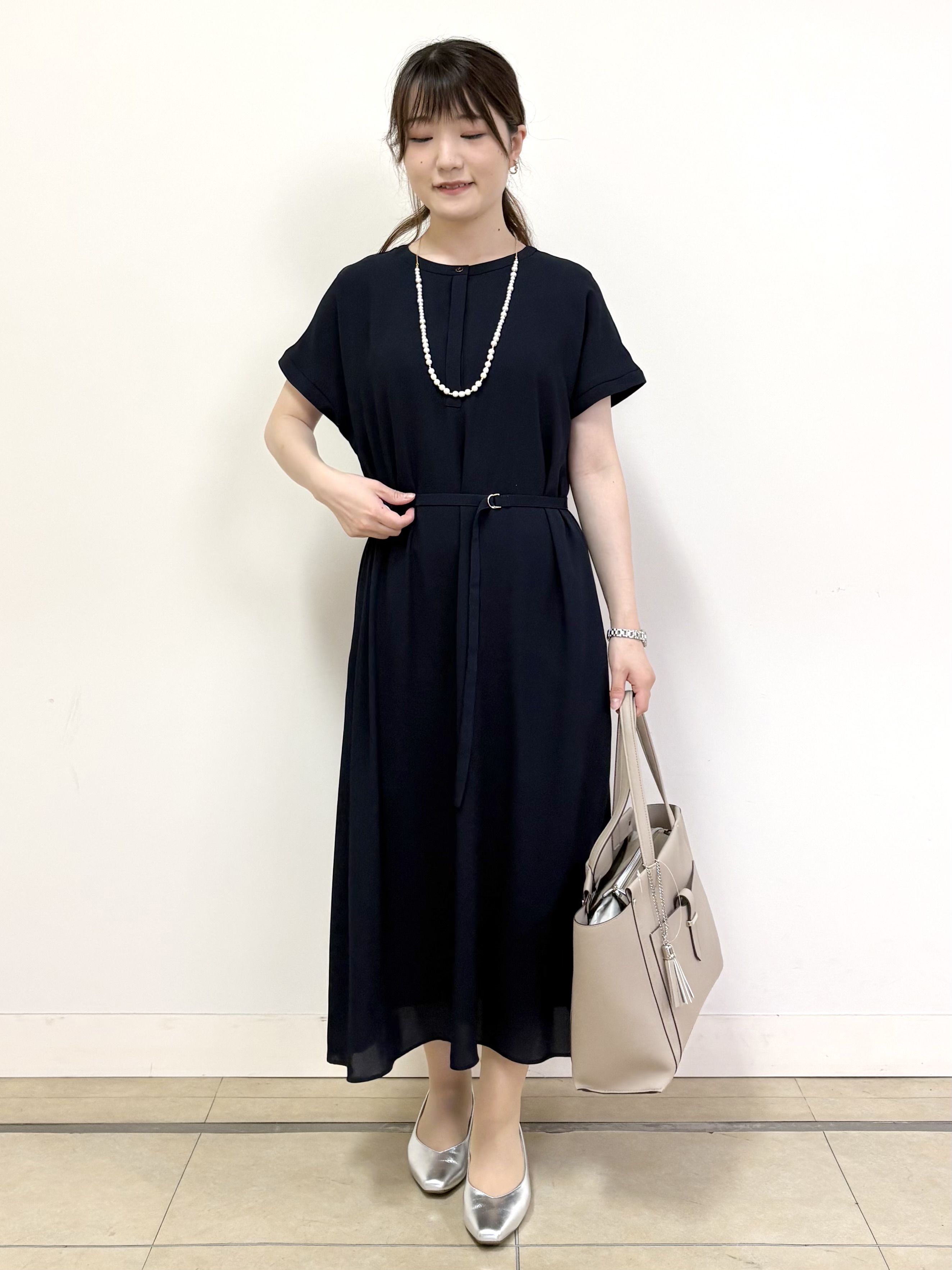 mikiさんの「Reflect｜【手洗い可】プリント柄ワンピース」を使ったコーディネート