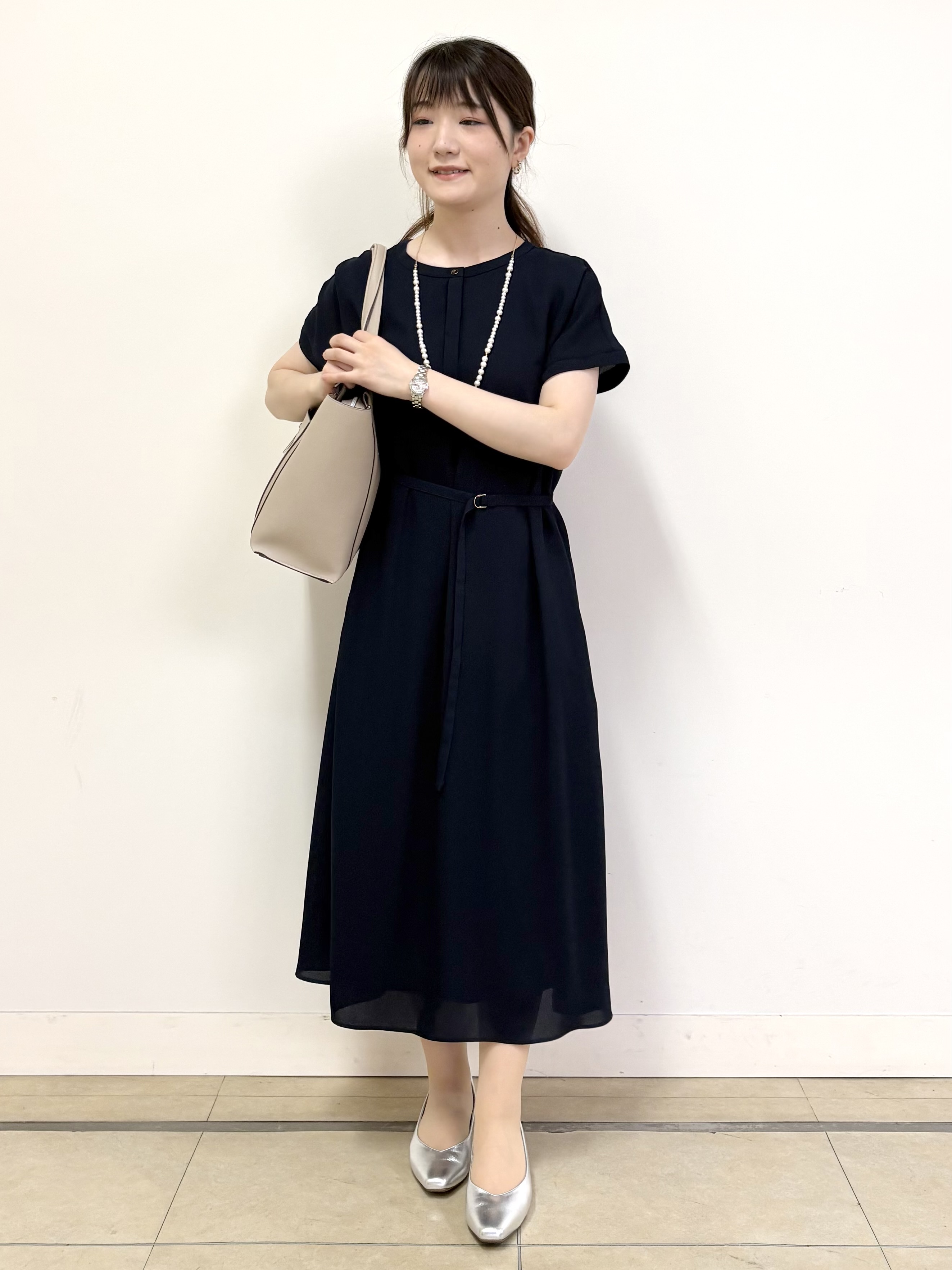 mikiさんの「Reflect｜【手洗い可】プリント柄ワンピース」を使ったコーディネート