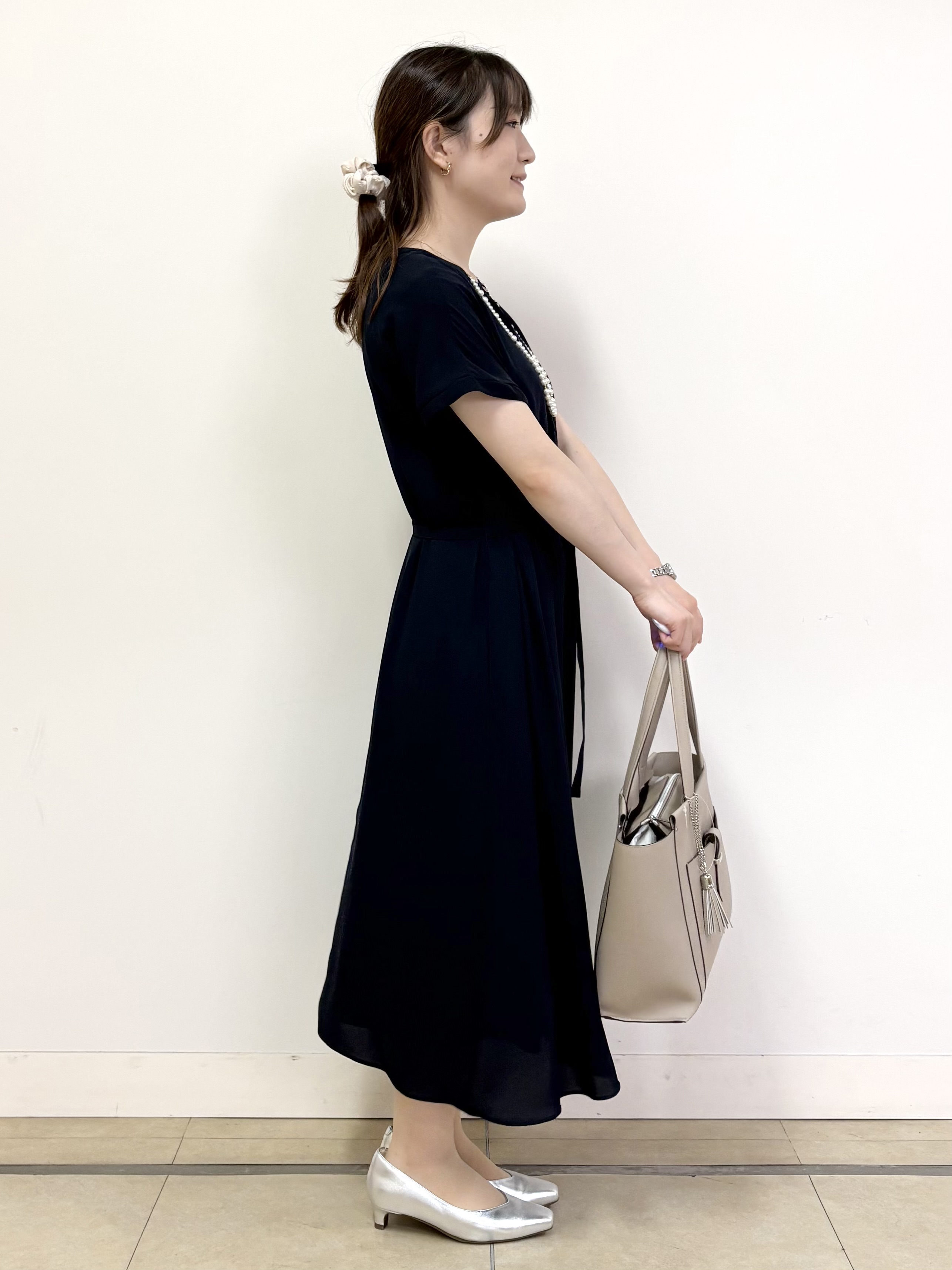 mikiさんの「Reflect｜【手洗い可】プリント柄ワンピース」を使ったコーディネート