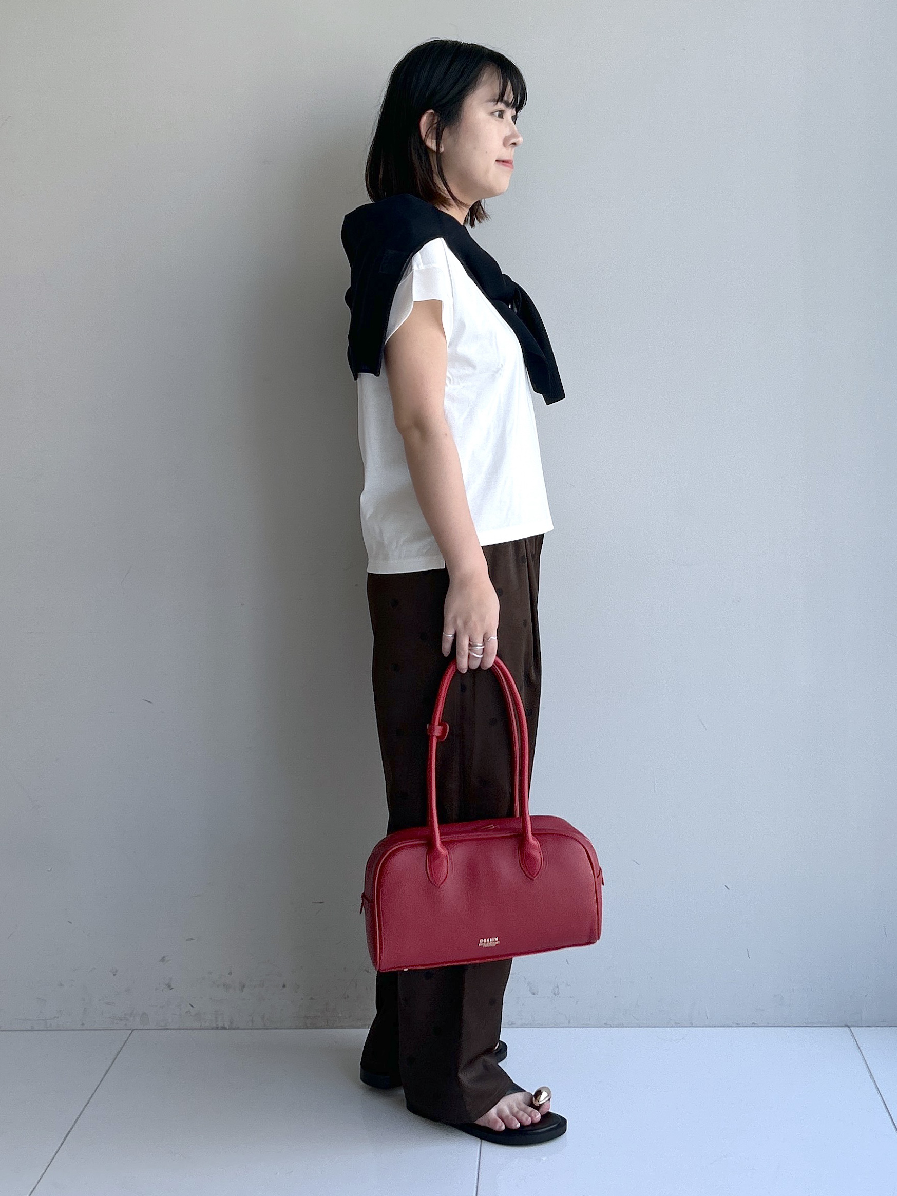 Hirokaさんの「Dessin｜【UVカット/接触冷感】美光沢カットソー」を使ったコーディネート
