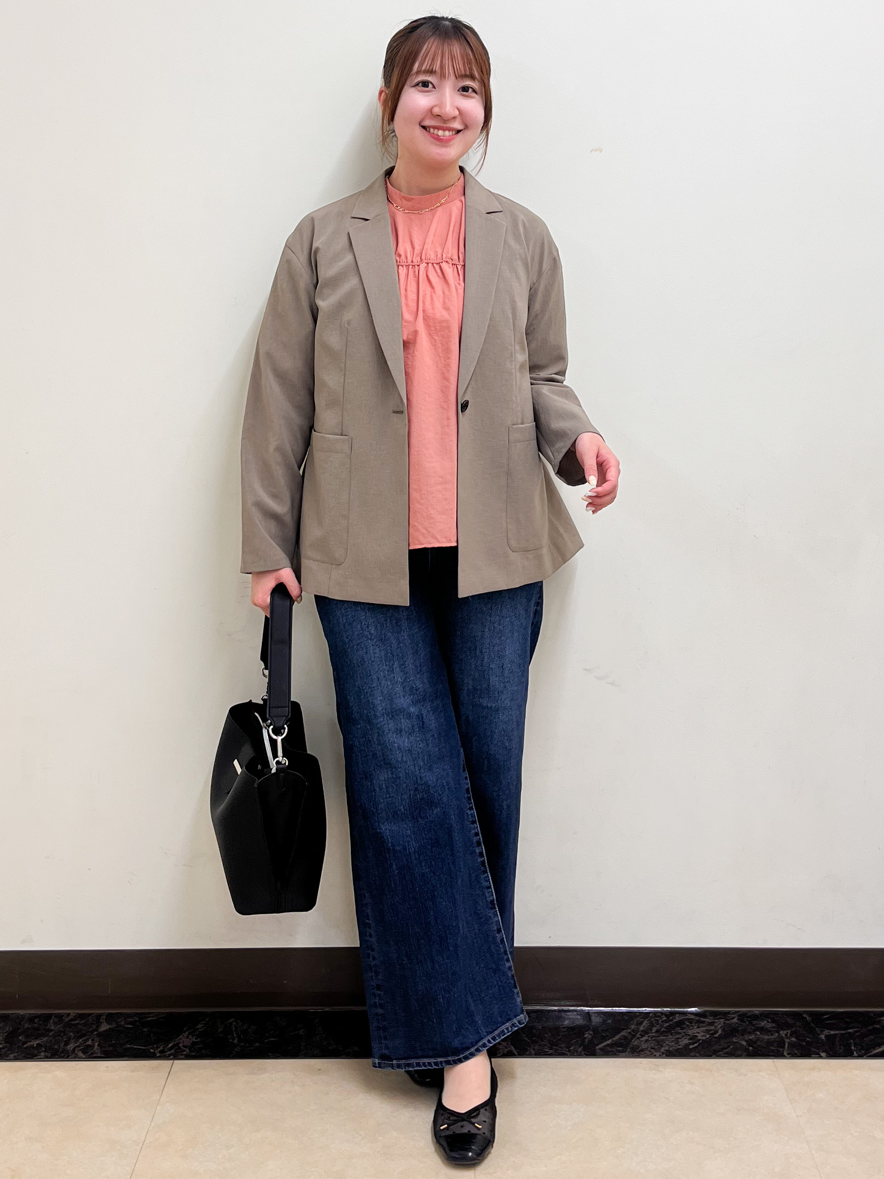 mikikoさんの「Reflect｜【SS-4Lサイズ／接触冷感／シワになりにくい】リラクシーテーラードジャケット」を使ったコーディネート